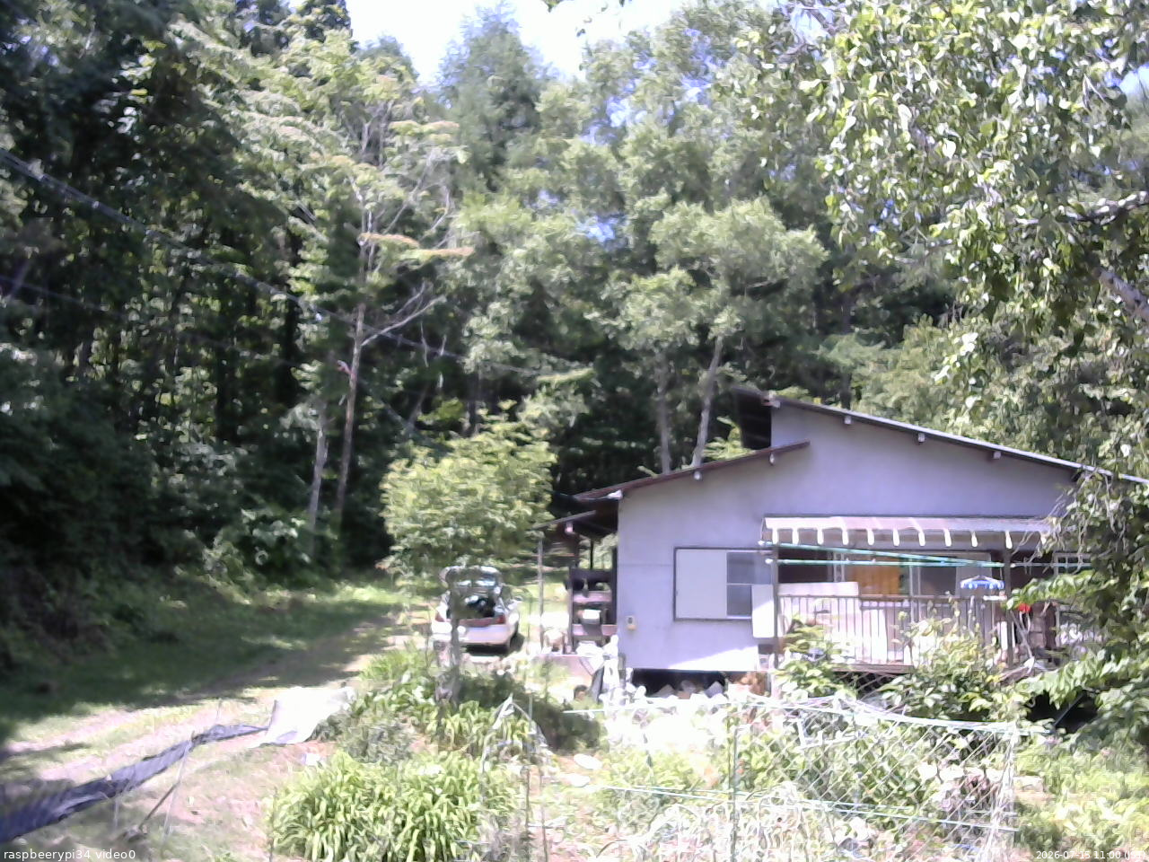 長野県菅平高原 ゆたか山荘 西側(坂上) 2026/07/15 11:00