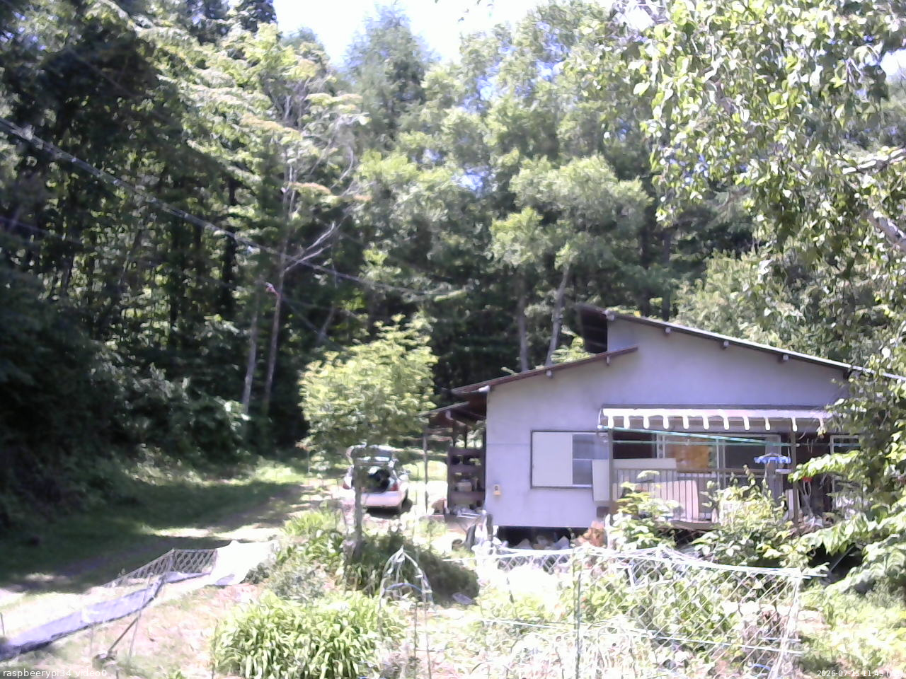 長野県菅平高原 ゆたか山荘 西側(坂上) 2026/07/15 11:45