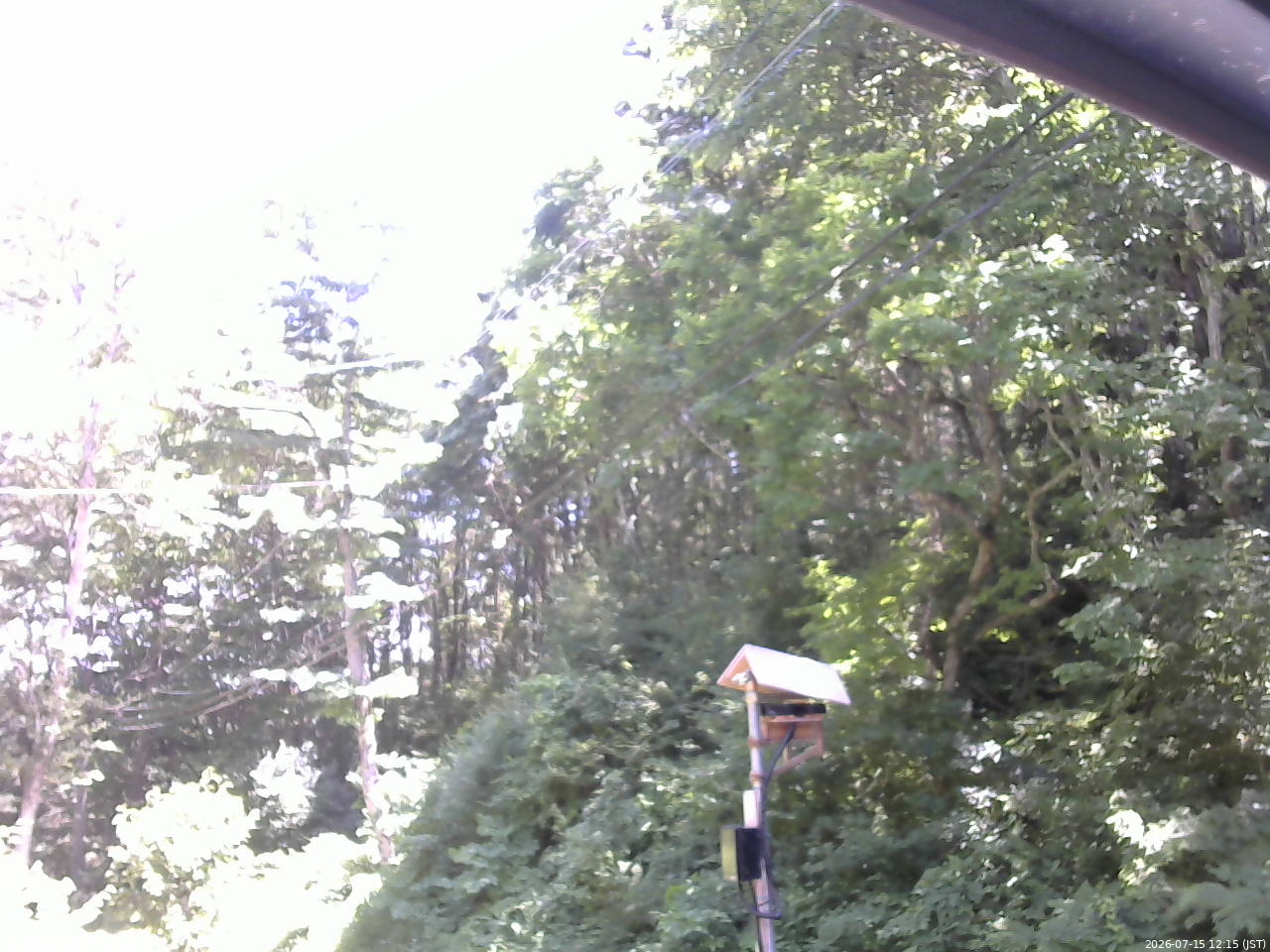 長野県菅平高原 ゆたか山荘 温度計 2026/07/15 12:15