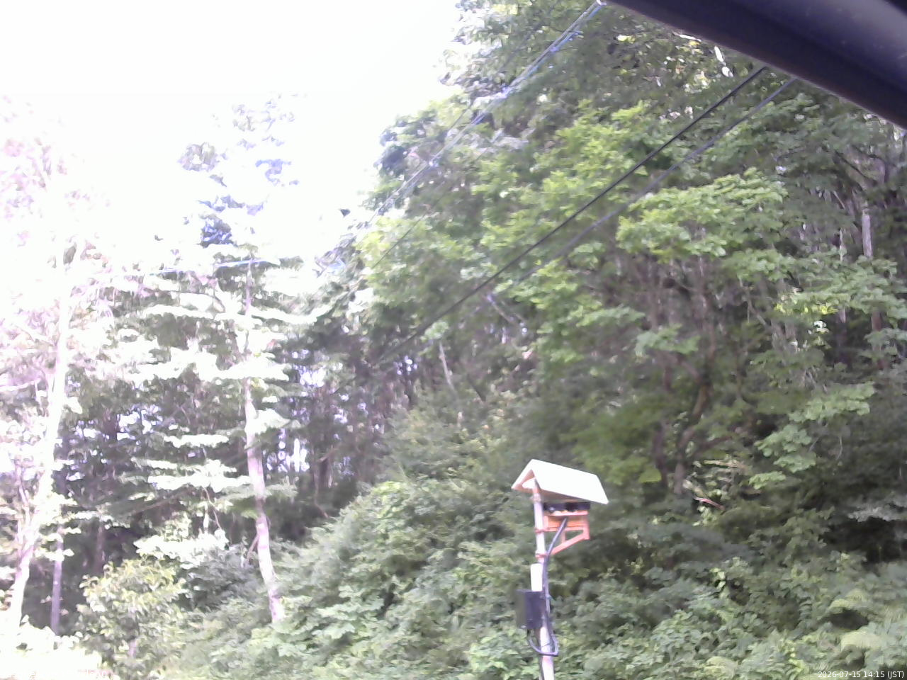 長野県菅平高原 ゆたか山荘 温度計 2026/07/15 14:15