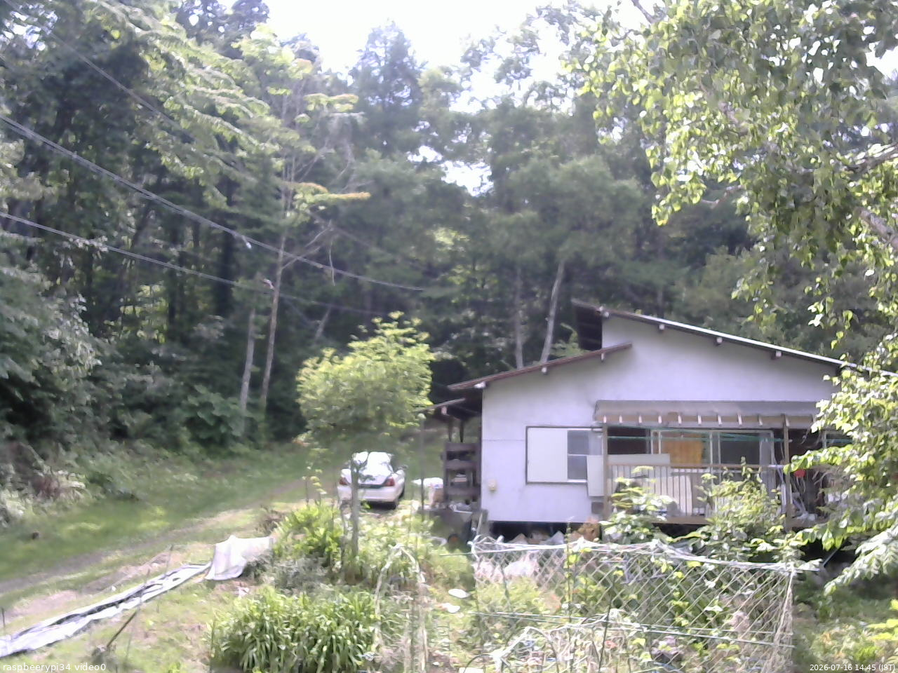 長野県菅平高原 ゆたか山荘 西側(坂上) 2026/07/16 14:45
