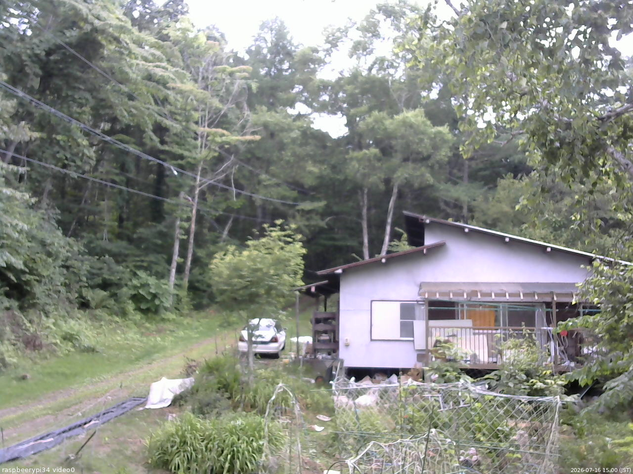 長野県菅平高原 ゆたか山荘 西側(坂上) 2026/07/16 15:00