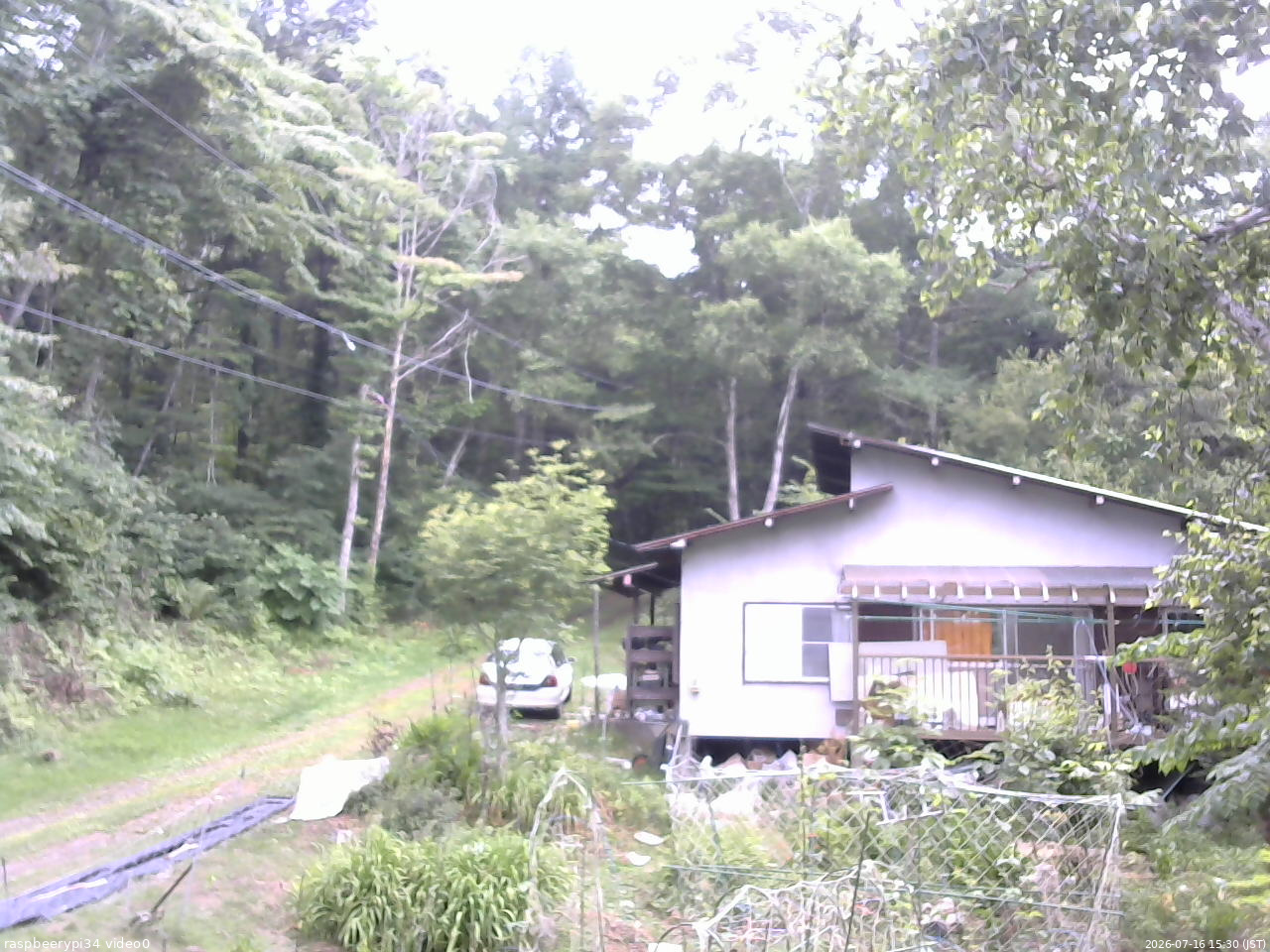 長野県菅平高原 ゆたか山荘 西側(坂上) 2026/07/16 15:30