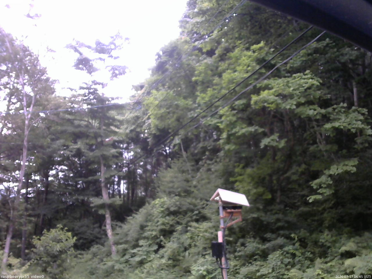 長野県菅平高原 ゆたか山荘 温度計 2026/07/17 16:45