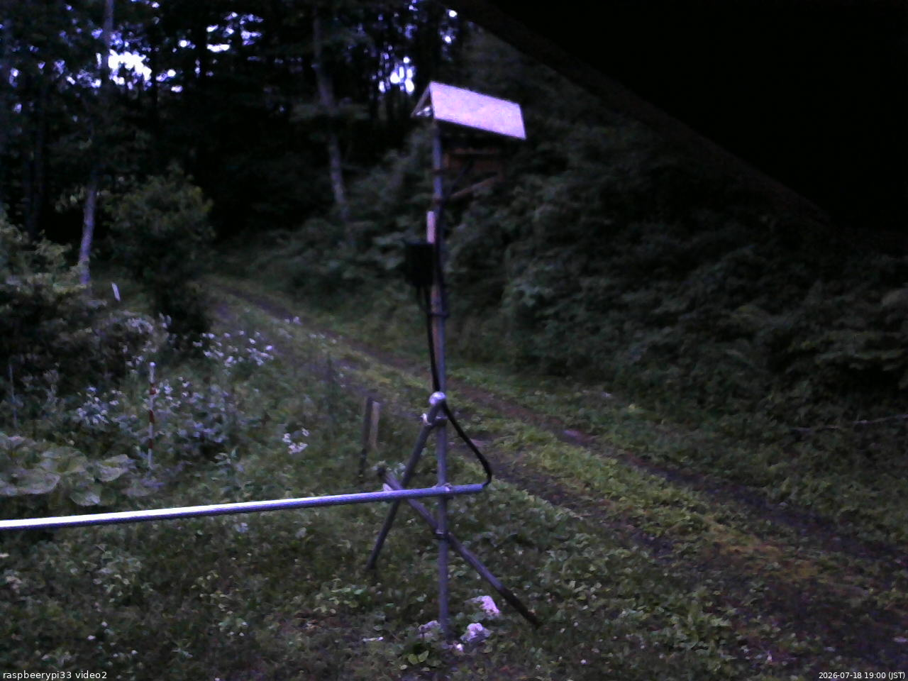 長野県菅平高原 ゆたか山荘 南側 2026/07/18 19:00