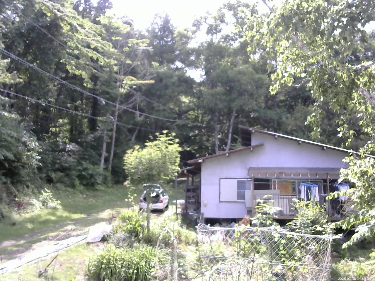 長野県菅平高原 ゆたか山荘 西側(坂上) 2026/07/18 14:30