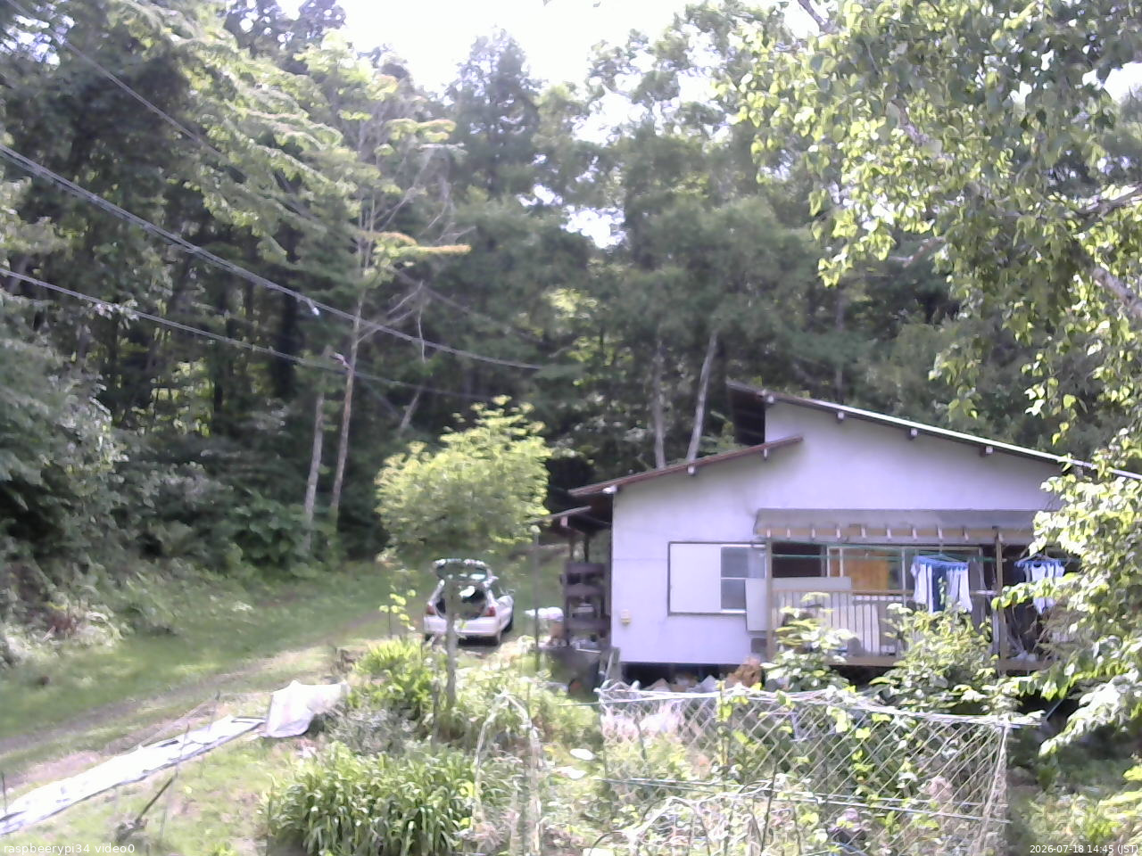 長野県菅平高原 ゆたか山荘 西側(坂上) 2026/07/18 14:45