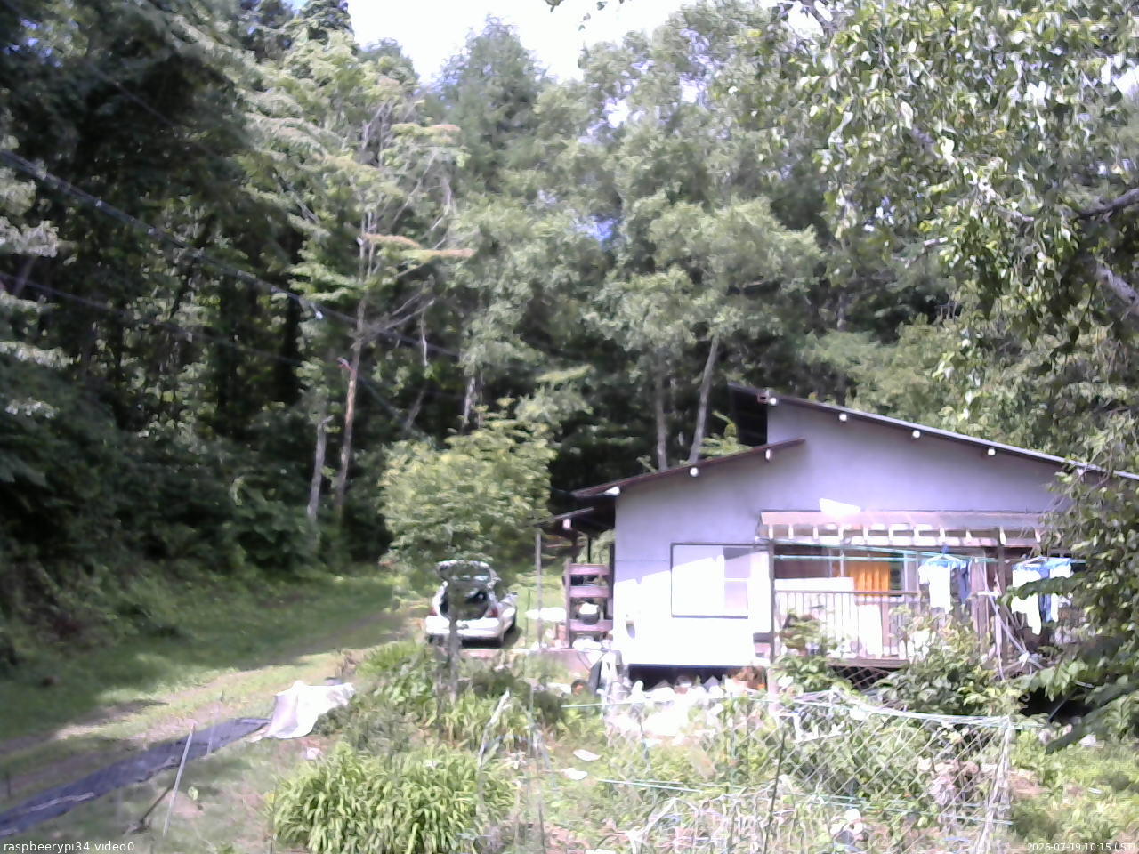 長野県菅平高原 ゆたか山荘 西側(坂上) 2026/07/19 10:15