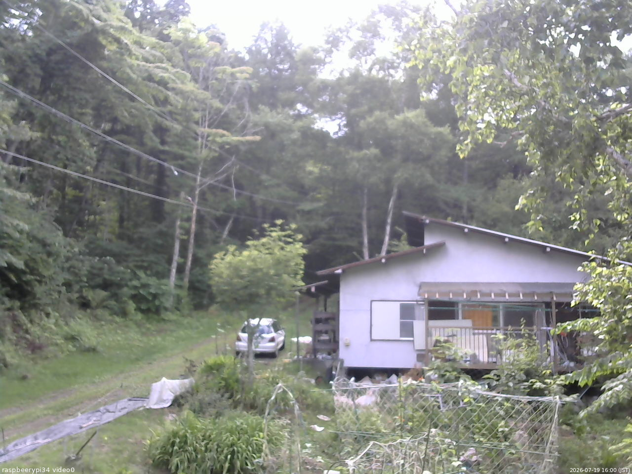 長野県菅平高原 ゆたか山荘 西側(坂上) 2026/07/19 16:00