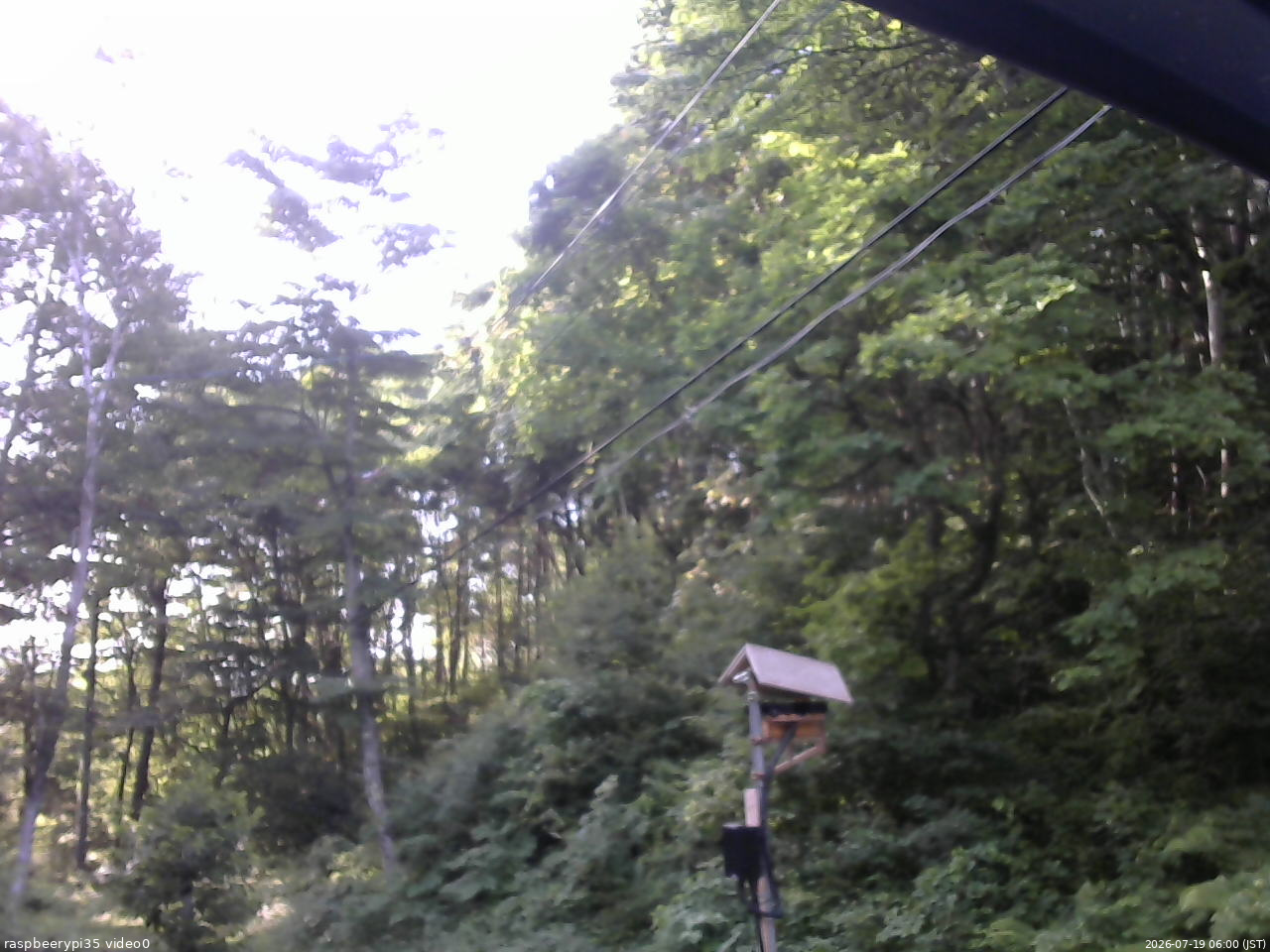 長野県菅平高原 ゆたか山荘 温度計 2026/07/19 06:00