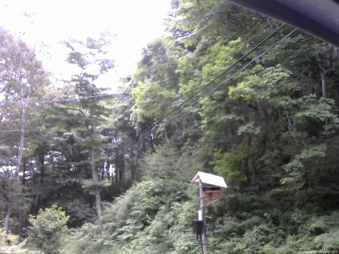 長野県菅平高原 ゆたか山荘 温度計 2026/07/19 12:00