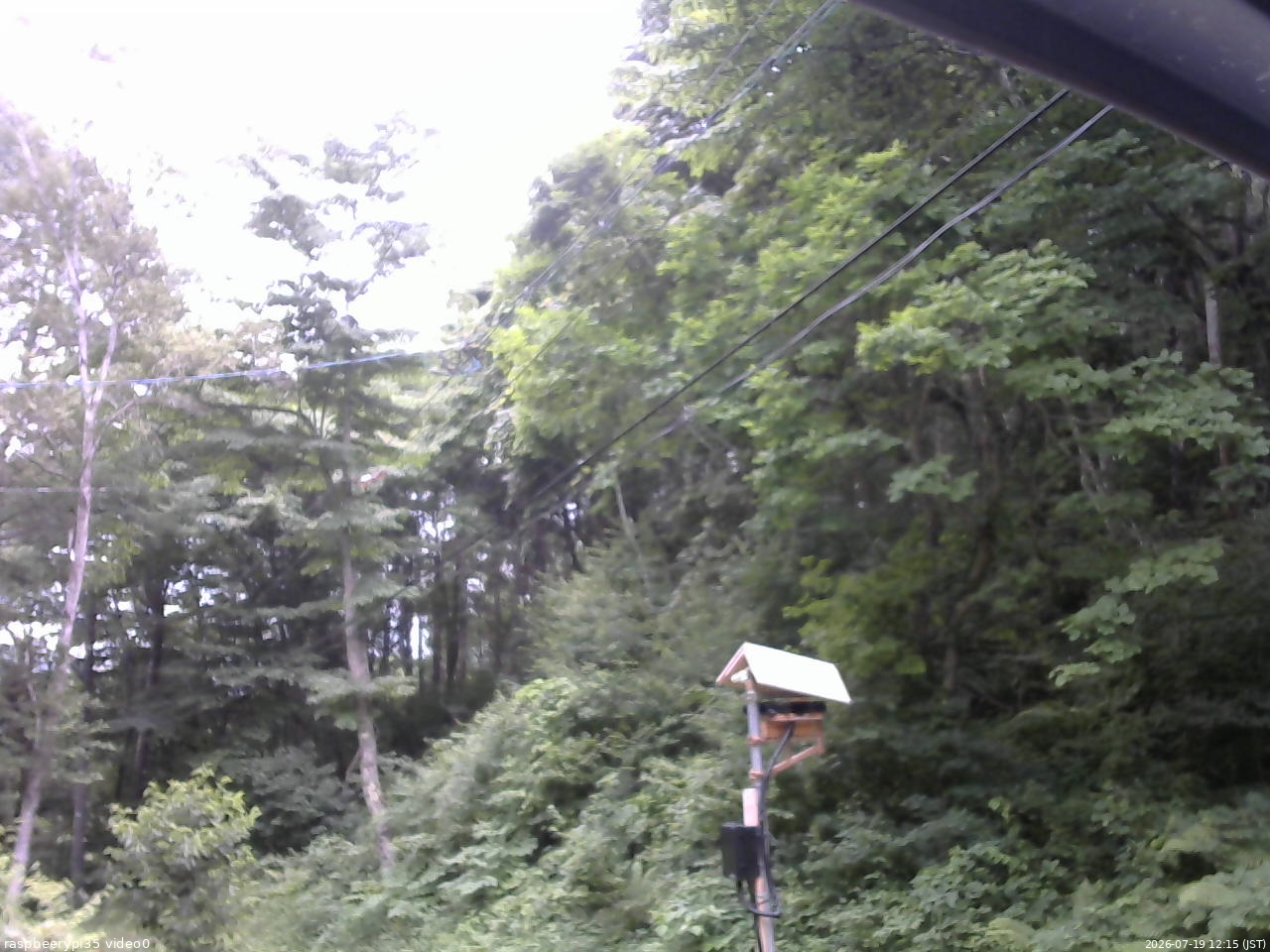 長野県菅平高原 ゆたか山荘 温度計 2026/07/19 12:15
