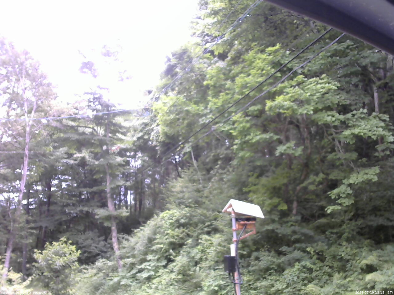 長野県菅平高原 ゆたか山荘 温度計 2026/07/19 13:15