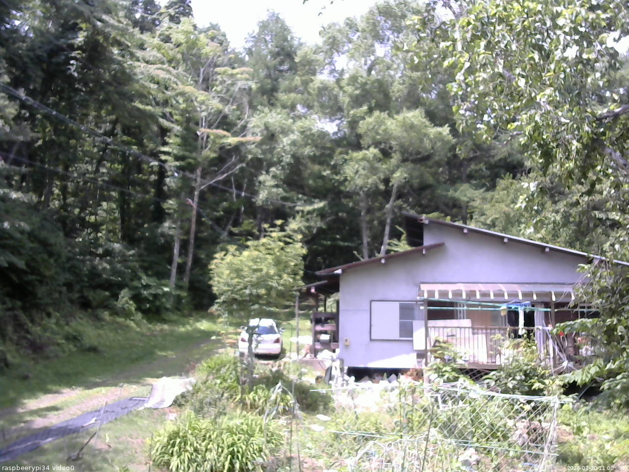 長野県菅平高原 ゆたか山荘 西側(坂上) 2026/07/20 11:00