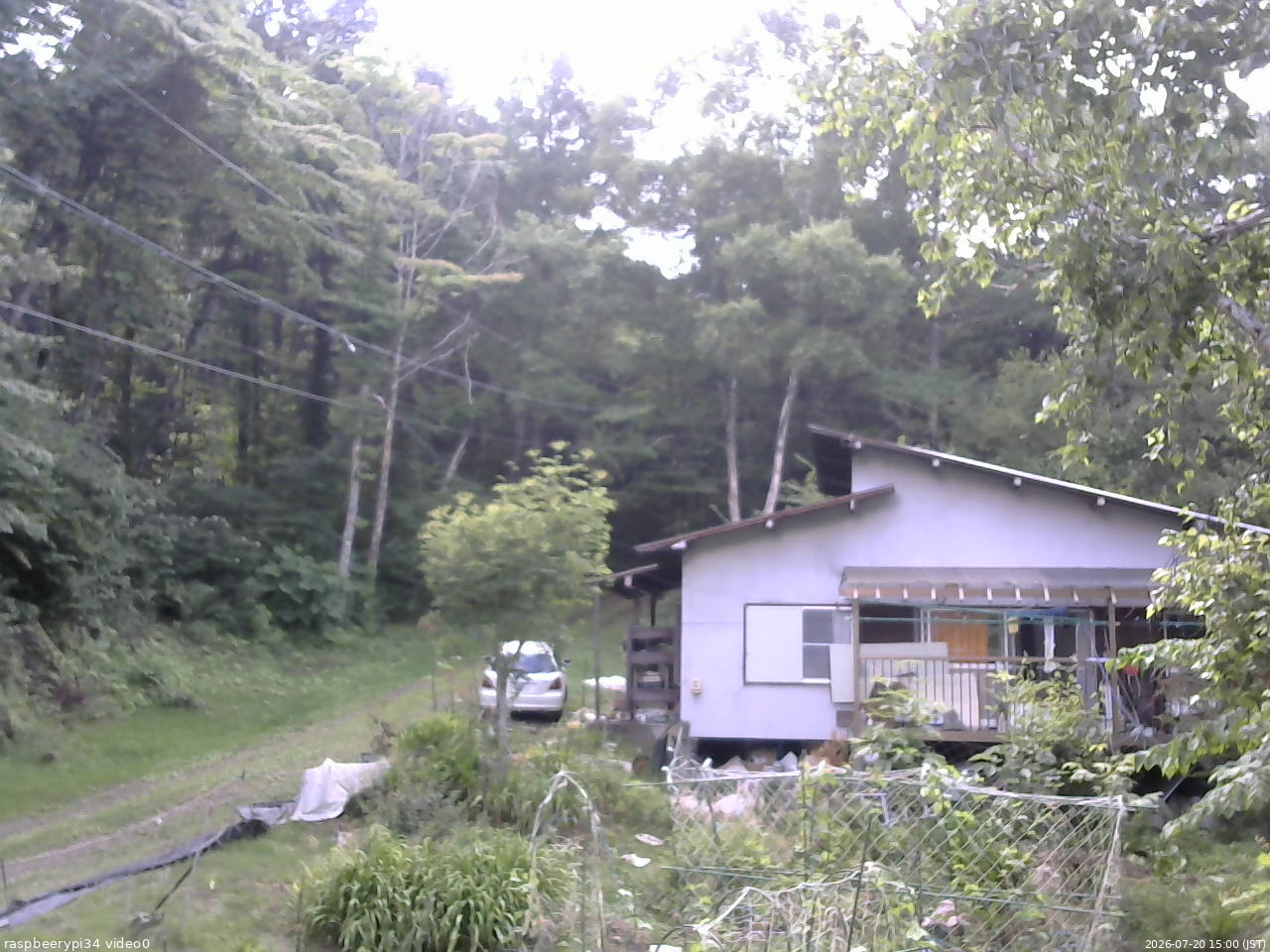 長野県菅平高原 ゆたか山荘 西側(坂上) 2026/07/20 15:00