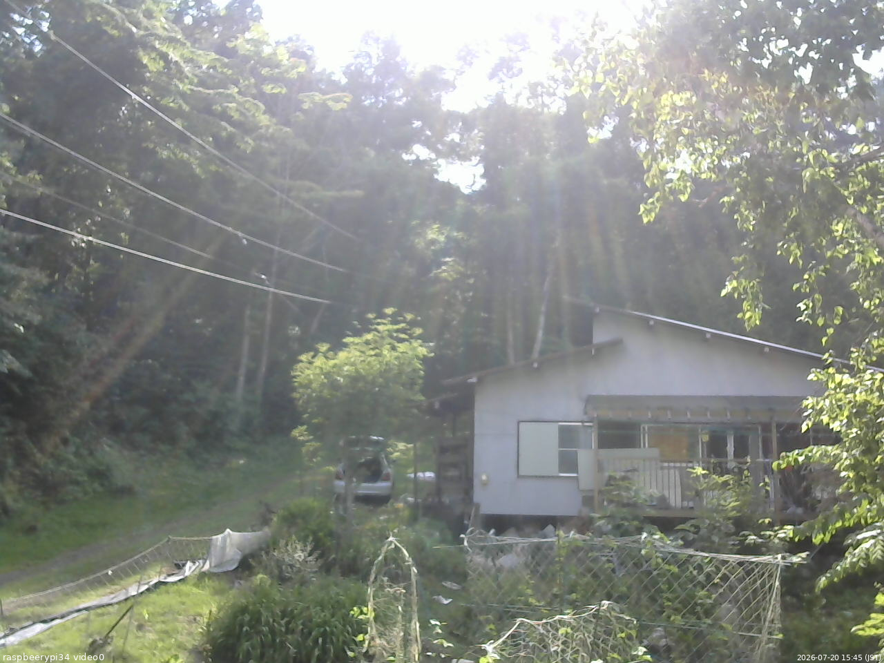 長野県菅平高原 ゆたか山荘 西側(坂上) 2026/07/20 15:45