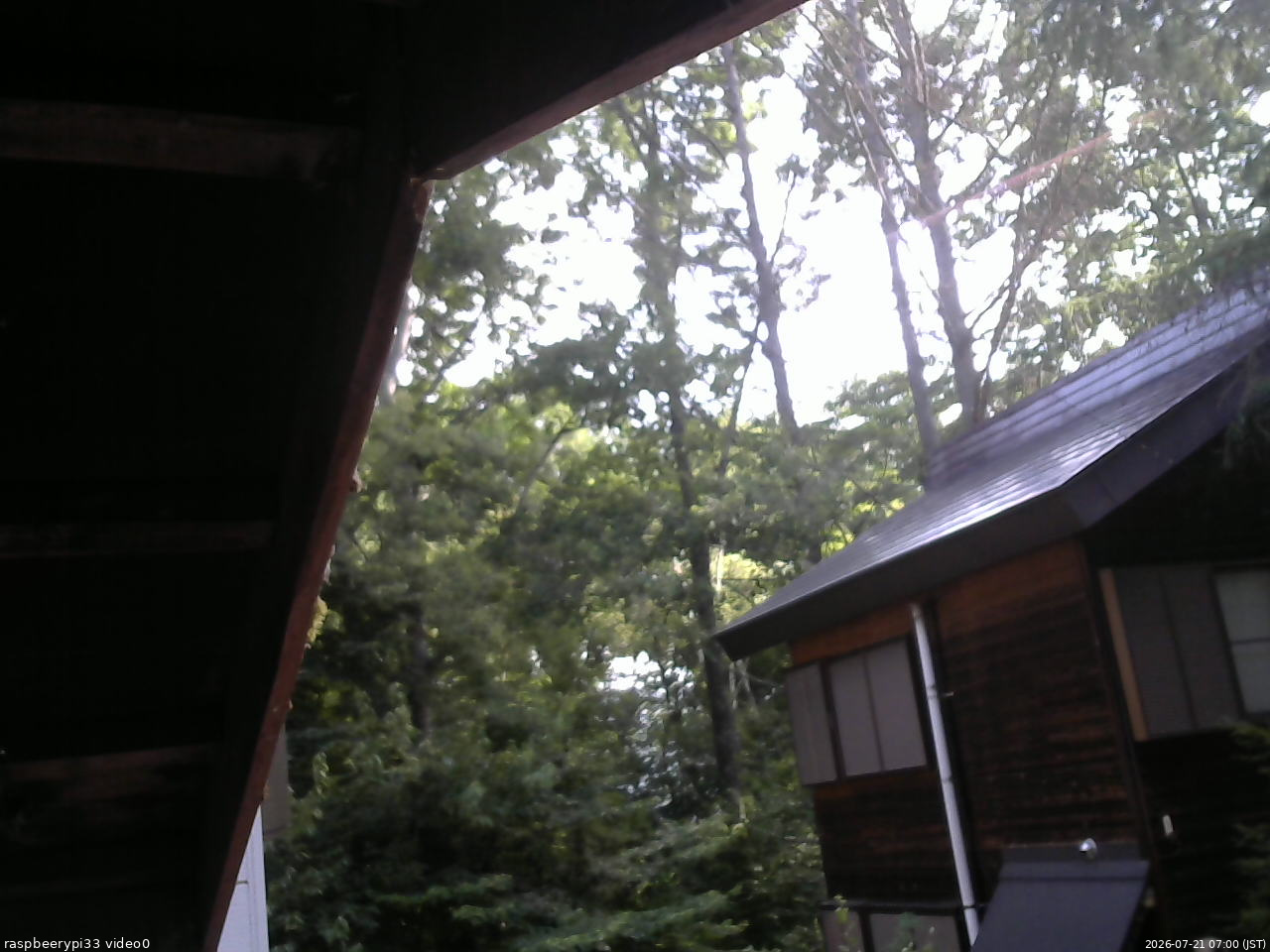 長野県菅平高原 ゆたか山荘 北側 2026/07/21 07:00