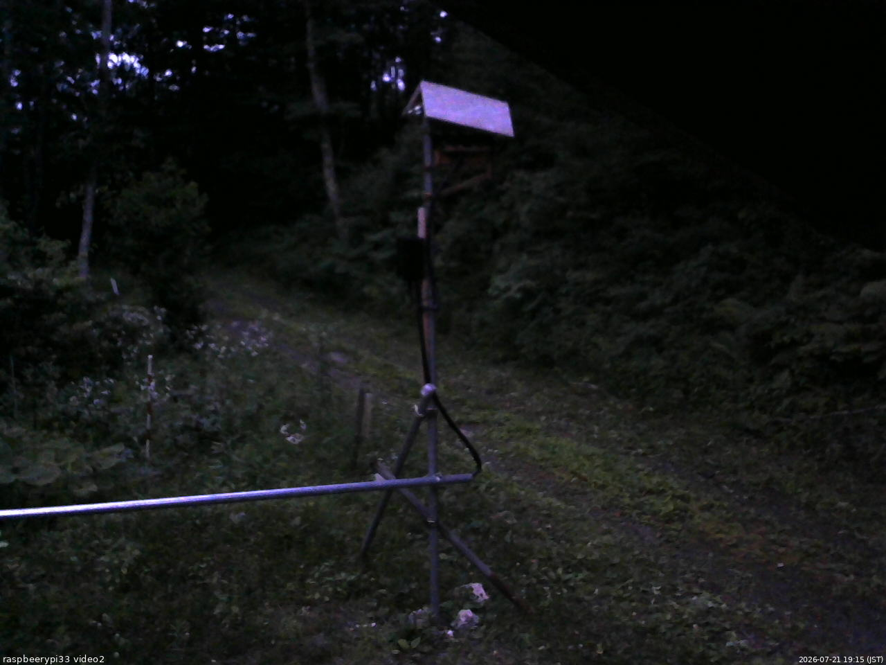 長野県菅平高原 ゆたか山荘 南側 2026/07/21 19:15