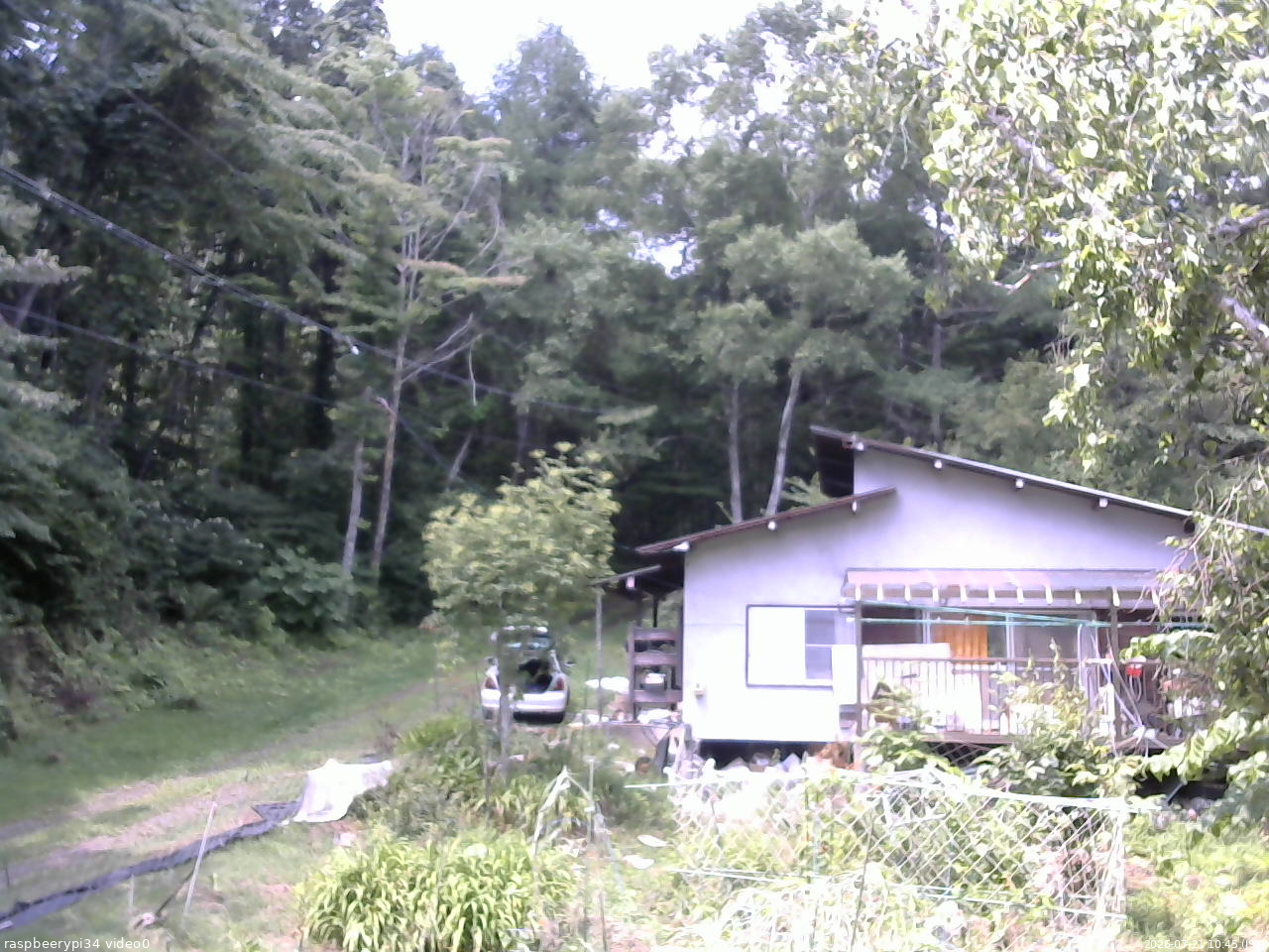 長野県菅平高原 ゆたか山荘 西側(坂上) 2026/07/21 10:45