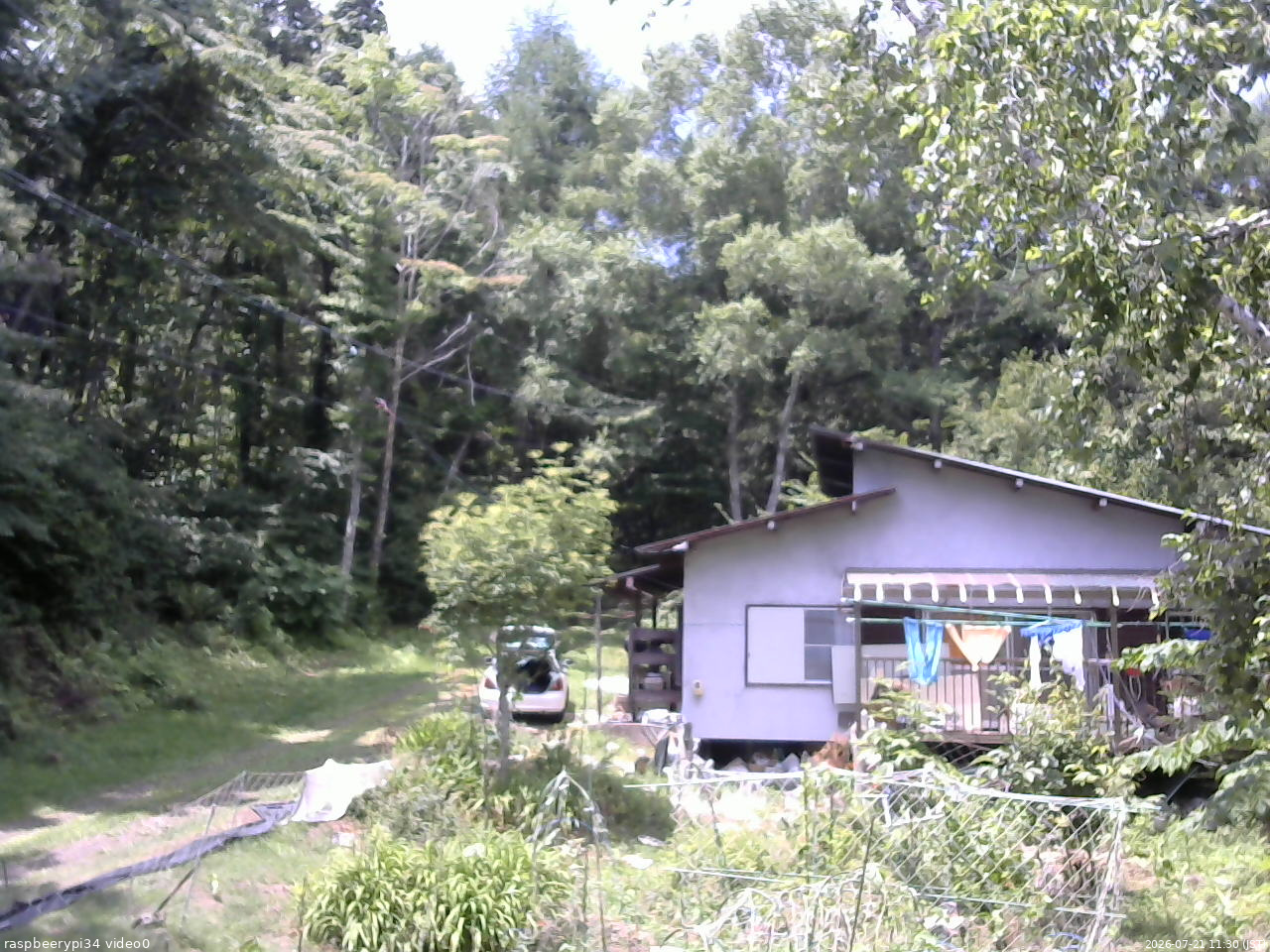 長野県菅平高原 ゆたか山荘 西側(坂上) 2026/07/21 11:30