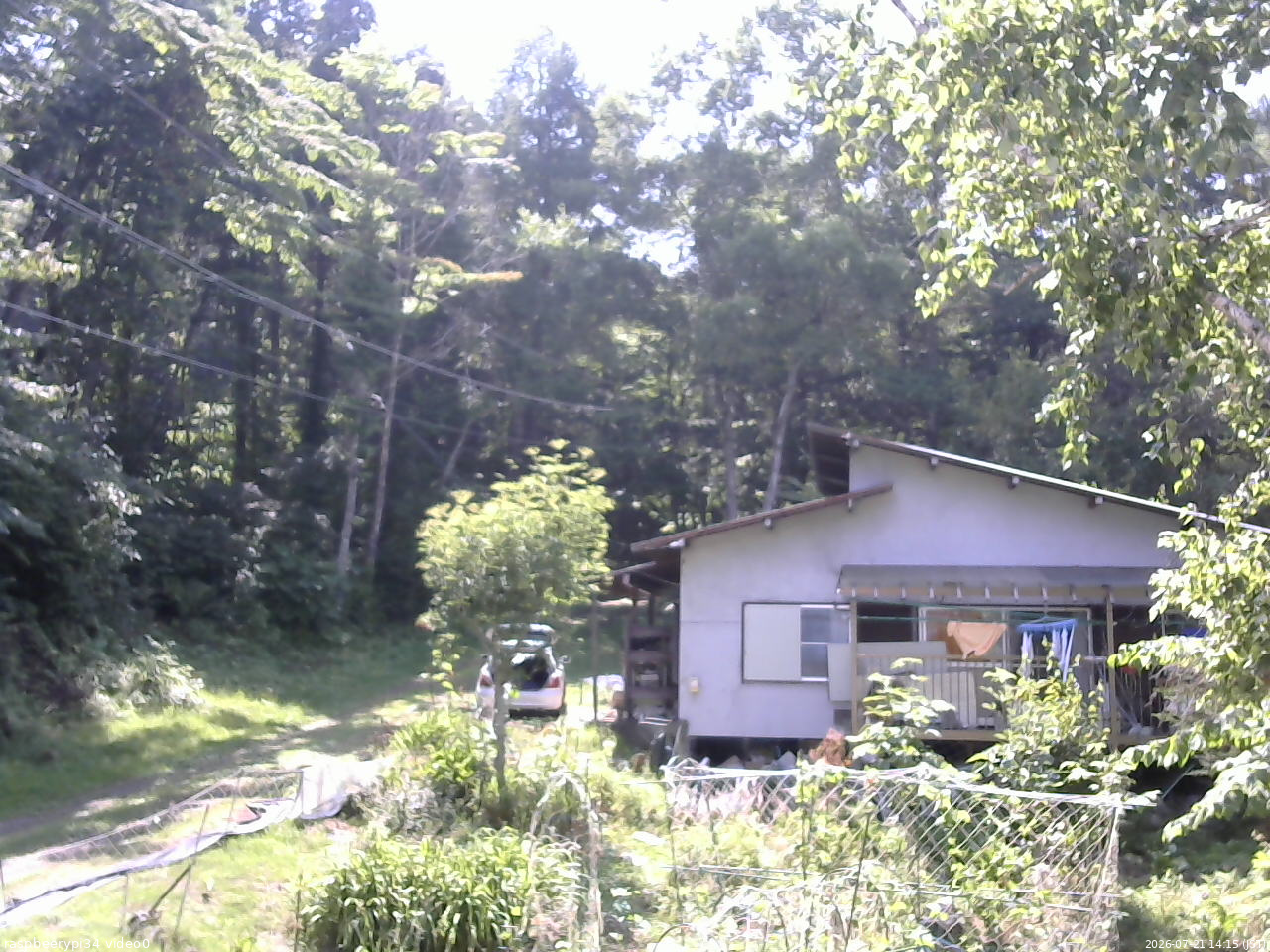 長野県菅平高原 ゆたか山荘 西側(坂上) 2026/07/21 14:15