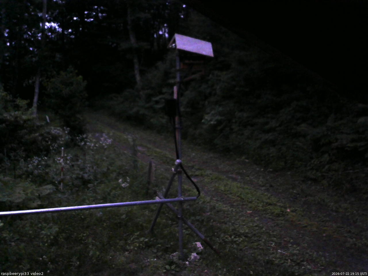 長野県菅平高原 ゆたか山荘 南側 2026/07/22 19:15