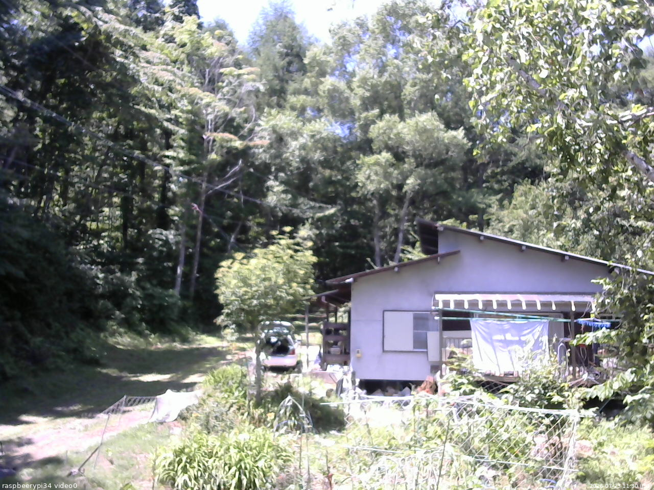 長野県菅平高原 ゆたか山荘 西側(坂上) 2026/07/23 11:30