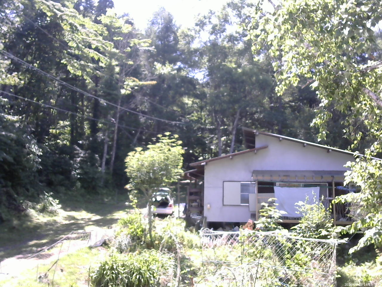 長野県菅平高原 ゆたか山荘 西側(坂上) 2026/07/23 14:15