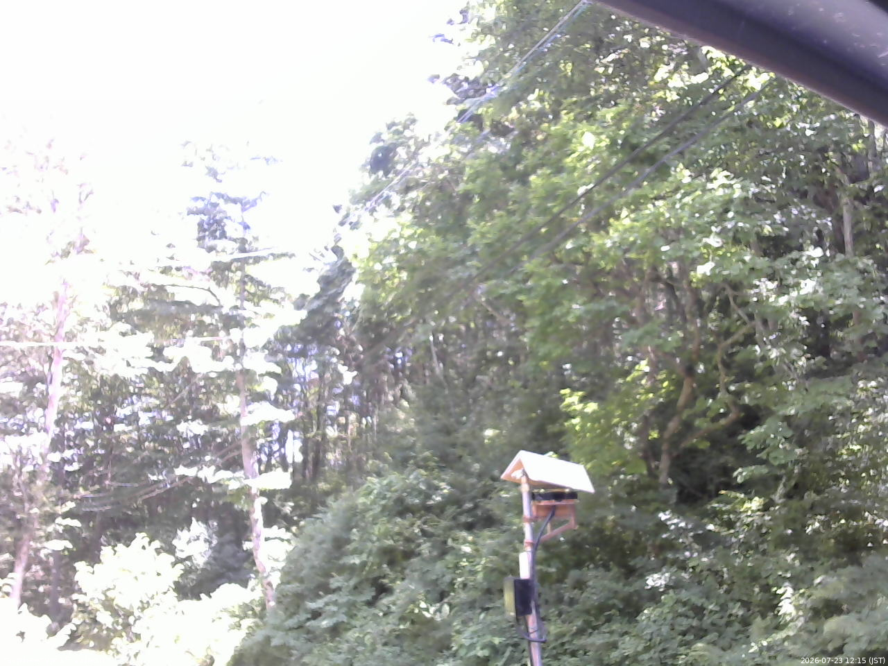 長野県菅平高原 ゆたか山荘 温度計 2026/07/23 12:15