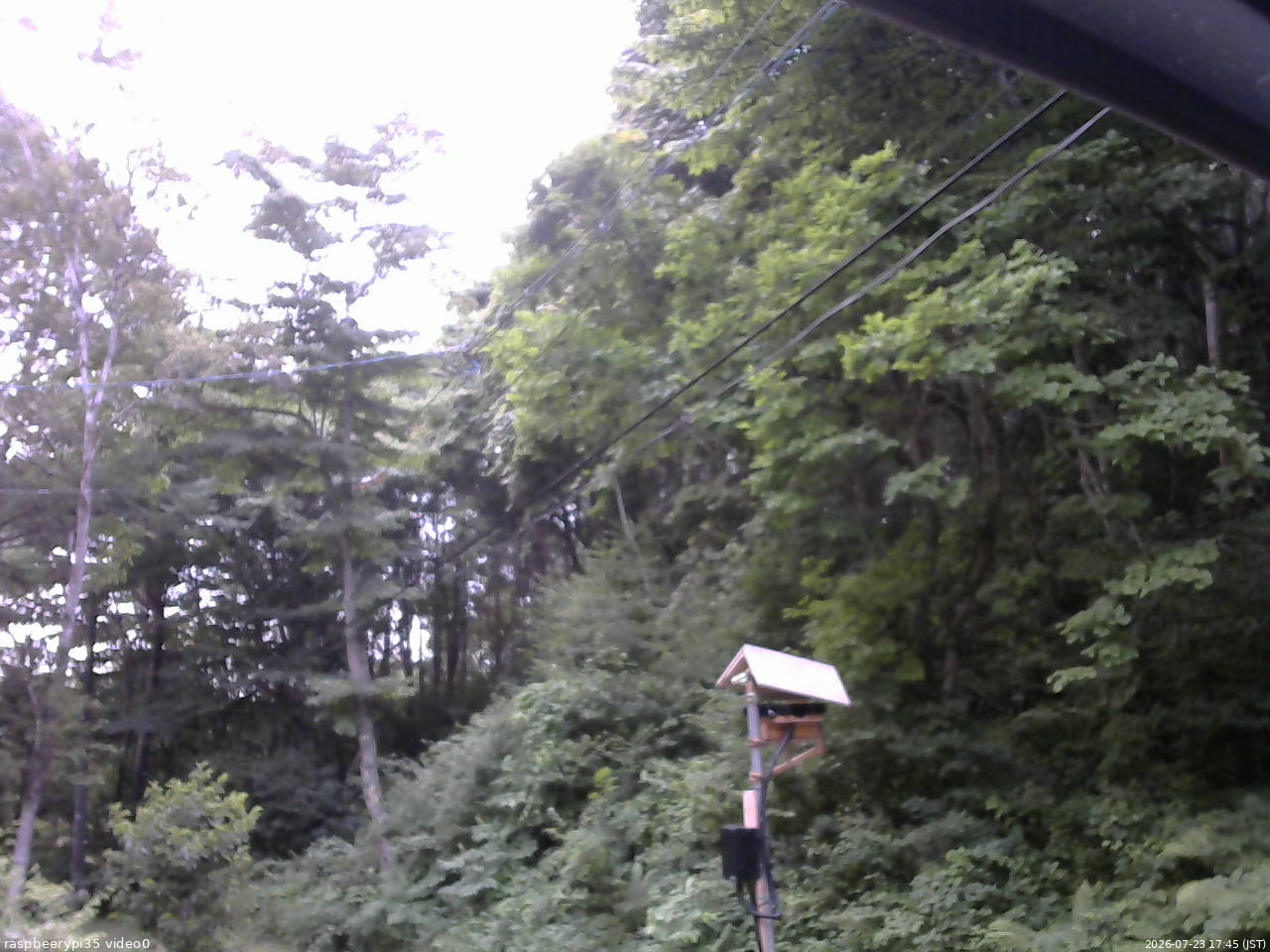 長野県菅平高原 ゆたか山荘 温度計 2026/07/23 17:45