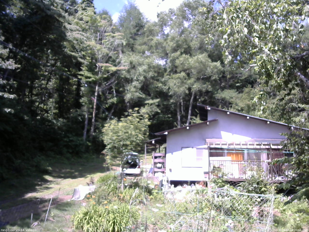 長野県菅平高原 ゆたか山荘 西側(坂上) 2026/07/24 10:00