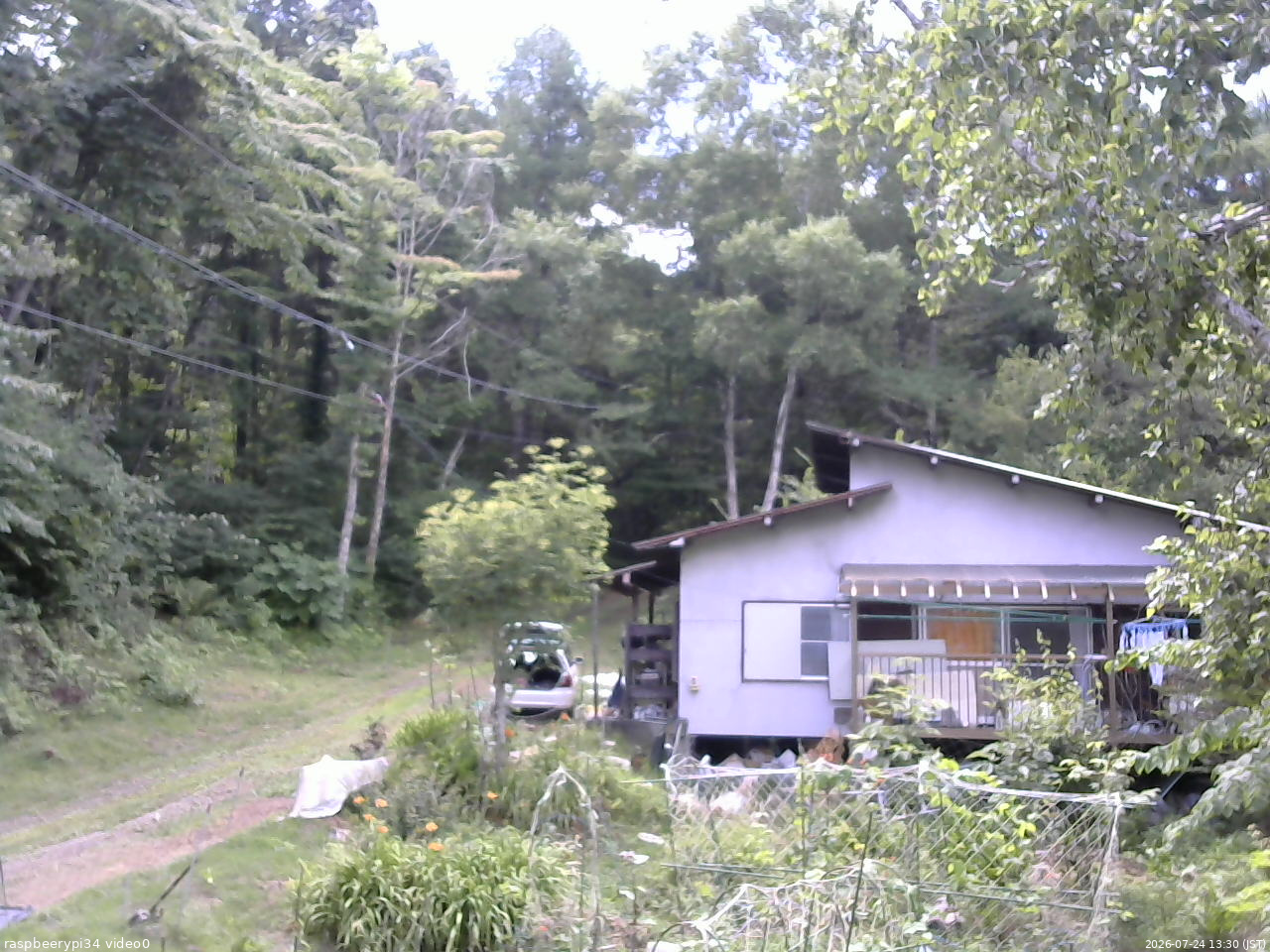 長野県菅平高原 ゆたか山荘 西側(坂上) 2026/07/24 13:30