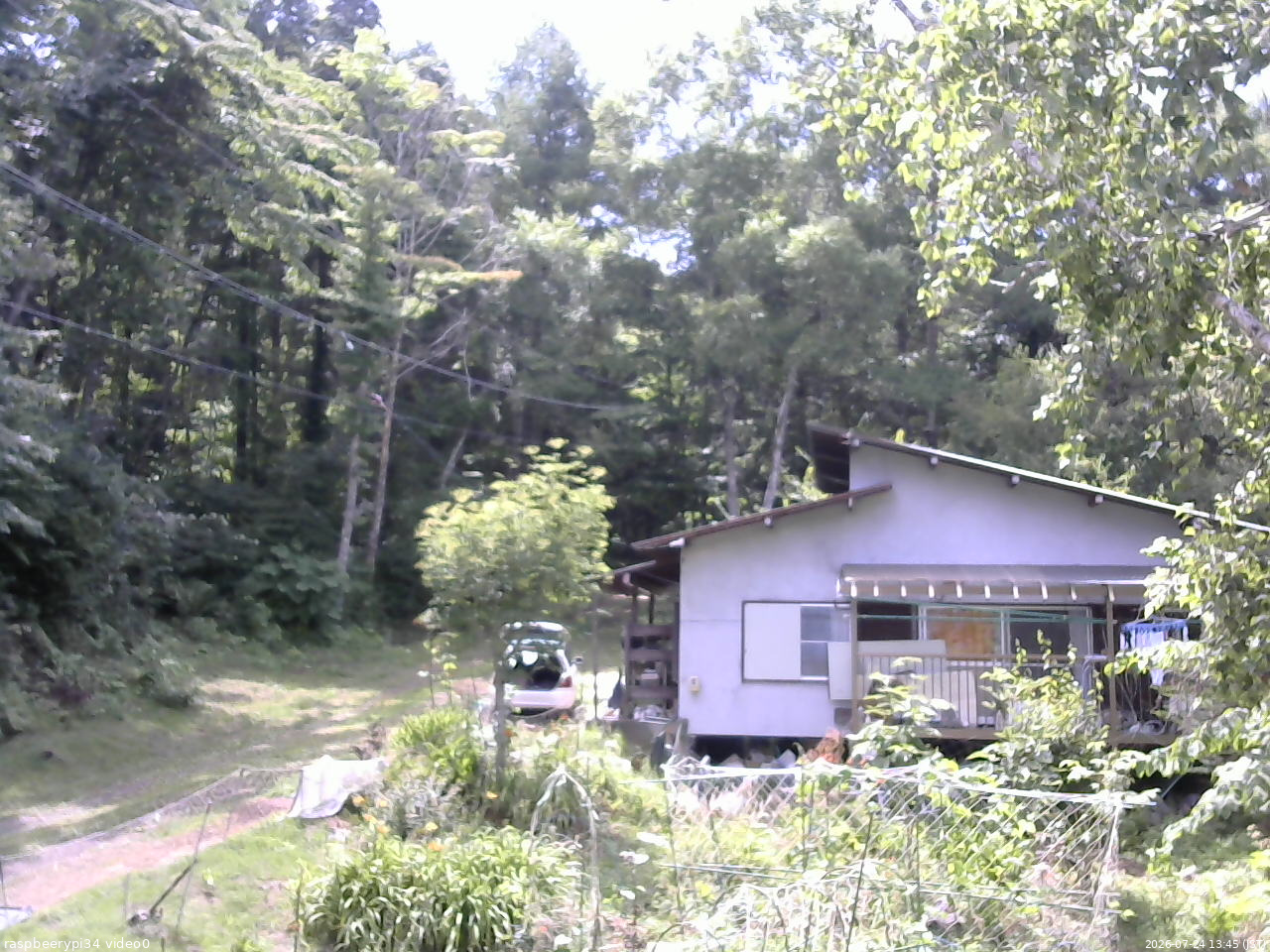 長野県菅平高原 ゆたか山荘 西側(坂上) 2026/07/24 13:45
