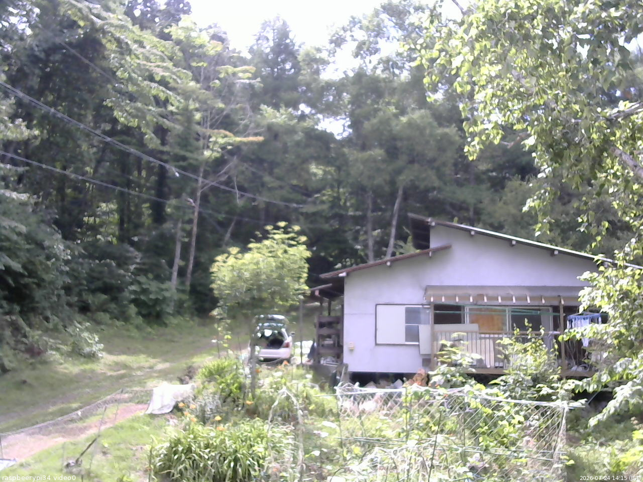 長野県菅平高原 ゆたか山荘 西側(坂上) 2026/07/24 14:15