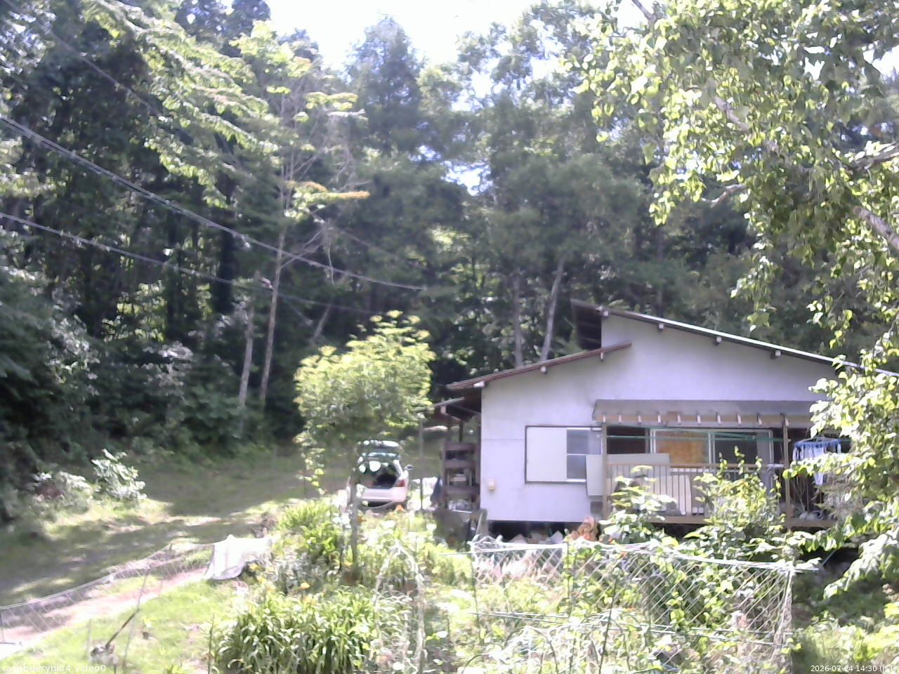 長野県菅平高原 ゆたか山荘 西側(坂上) 2026/07/24 14:30
