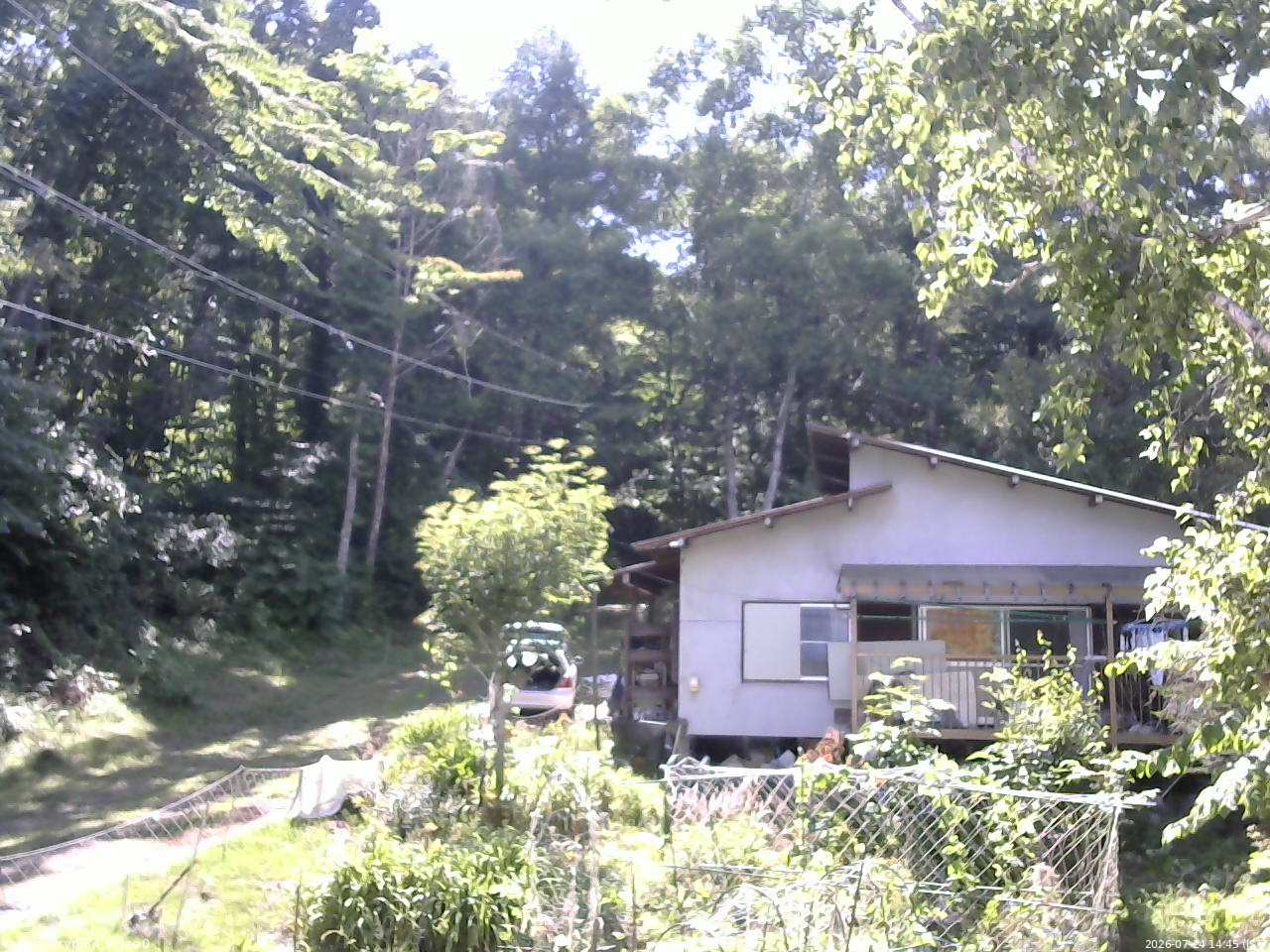 長野県菅平高原 ゆたか山荘 西側(坂上) 2026/07/24 14:45