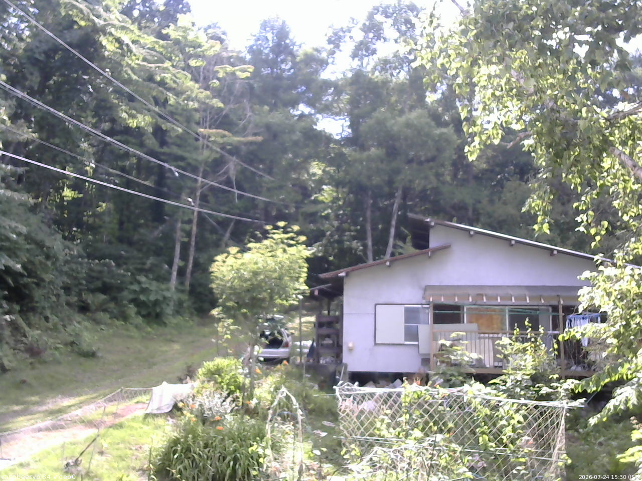長野県菅平高原 ゆたか山荘 西側(坂上) 2026/07/24 15:30