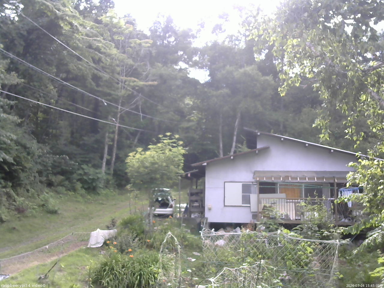 長野県菅平高原 ゆたか山荘 西側(坂上) 2026/07/24 15:45