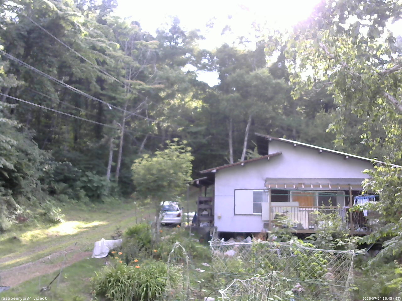 長野県菅平高原 ゆたか山荘 西側(坂上) 2026/07/24 16:45