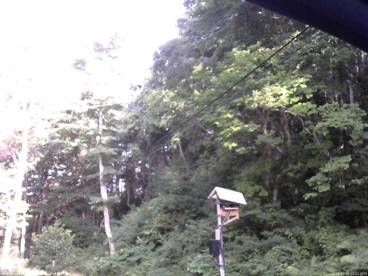 長野県菅平高原 ゆたか山荘 温度計 2026/07/24 17:15