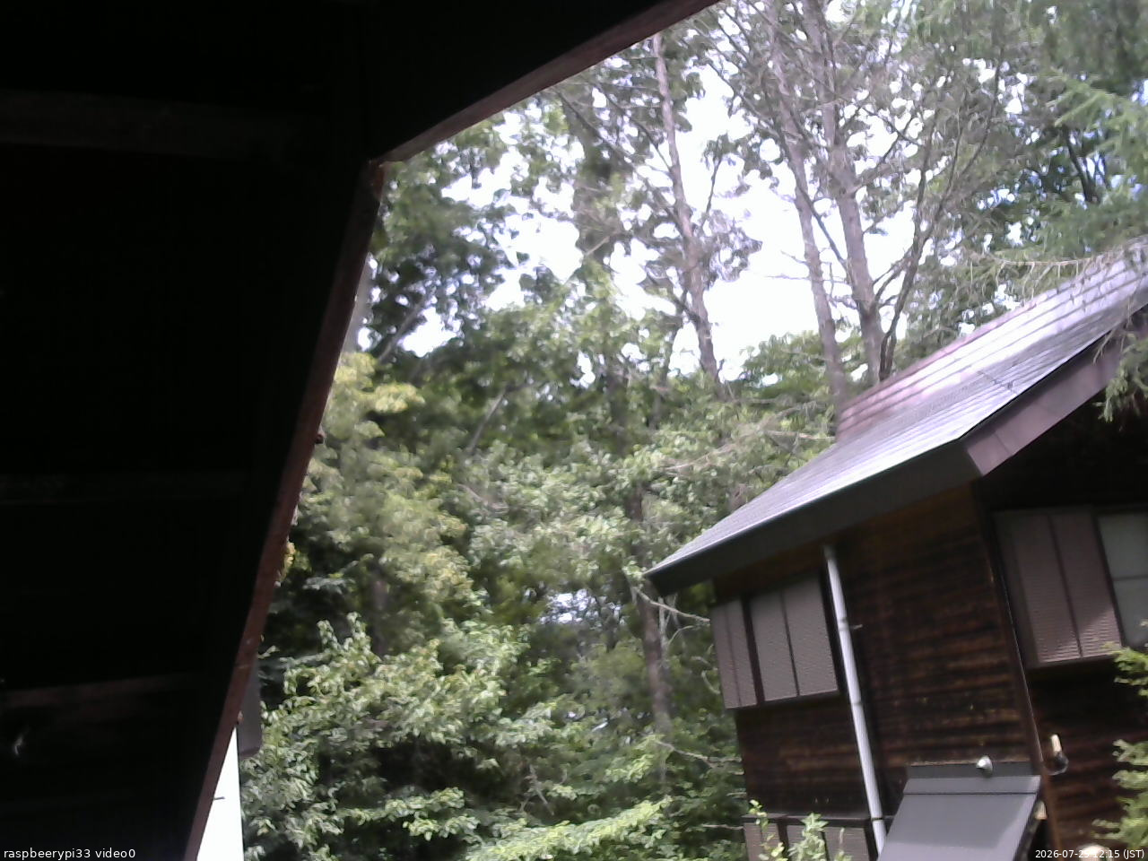 長野県菅平高原 ゆたか山荘 北側 2026/07/25 12:15