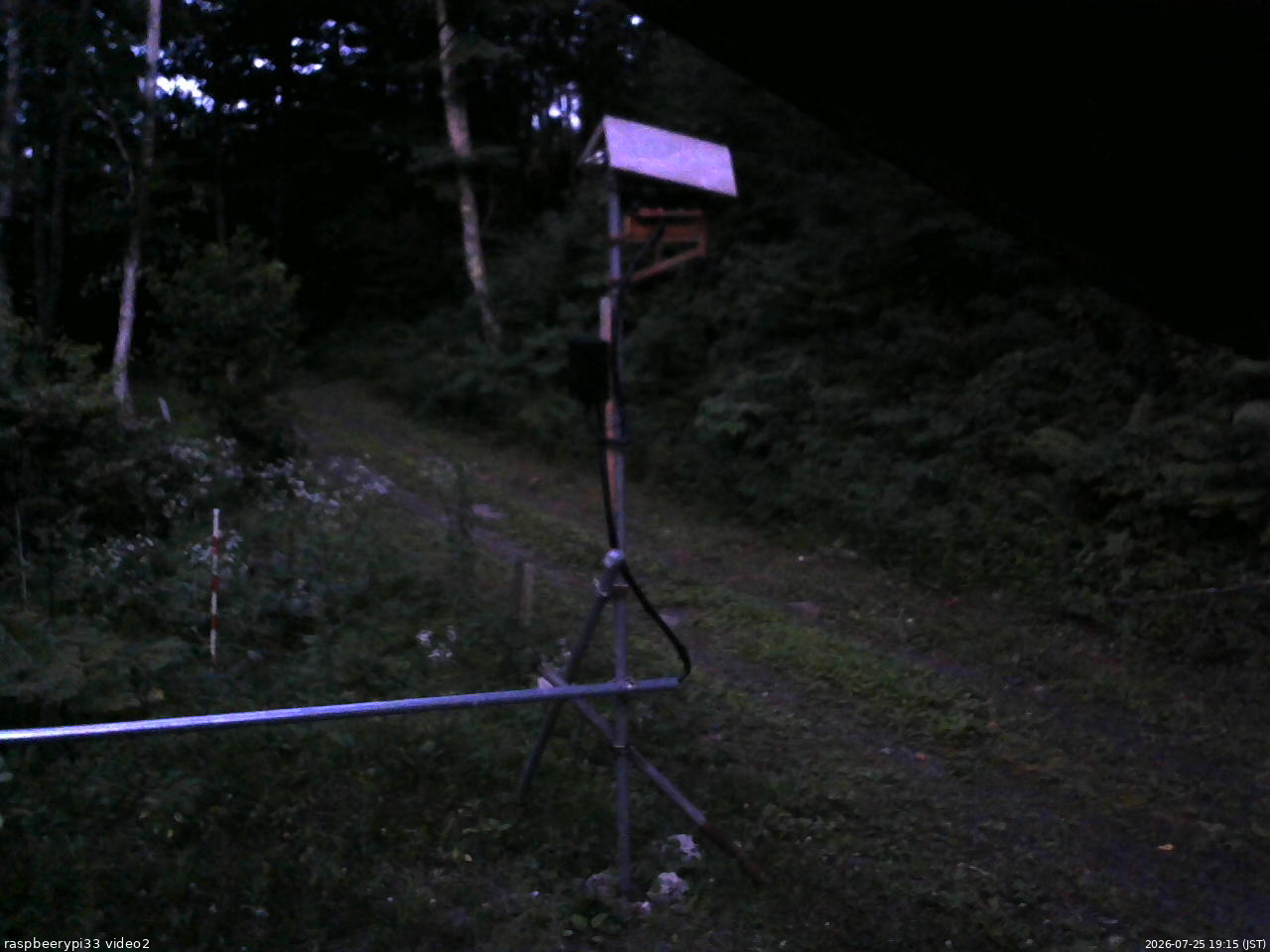 長野県菅平高原 ゆたか山荘 南側 2026/07/25 19:15