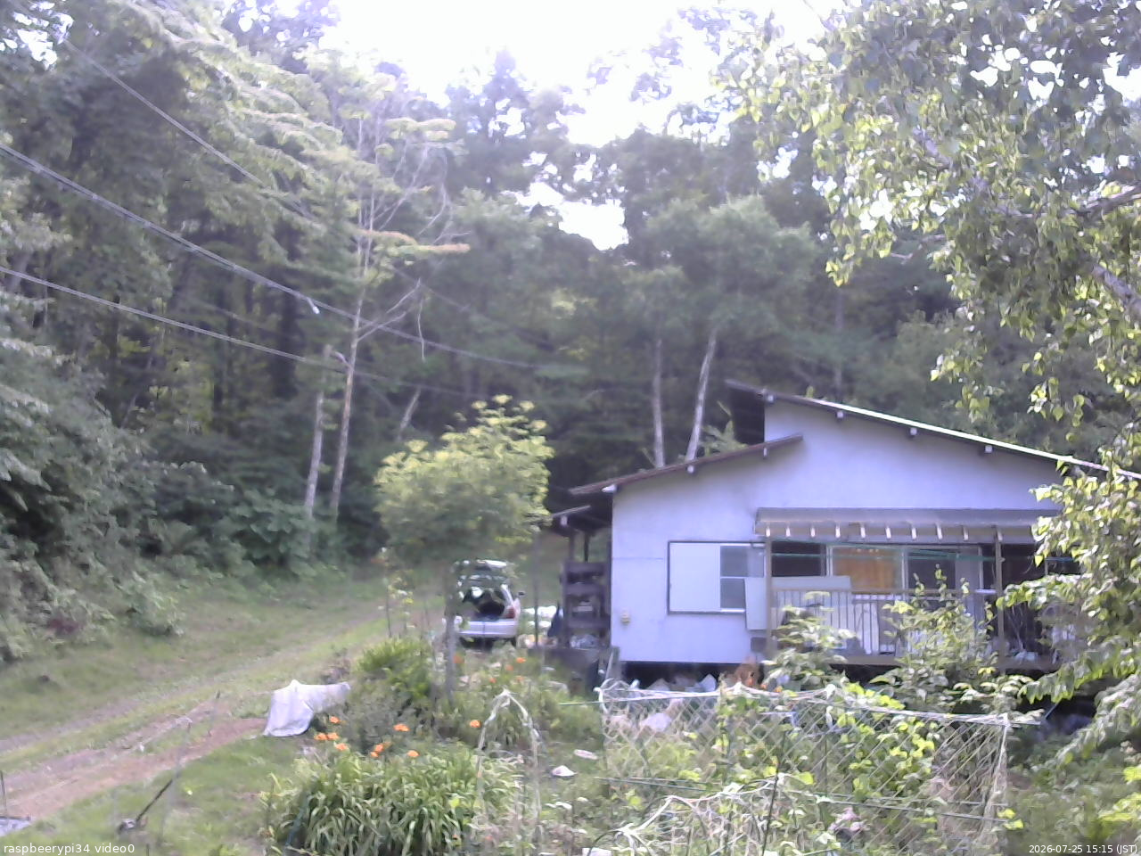 長野県菅平高原 ゆたか山荘 西側(坂上) 2026/07/25 15:15