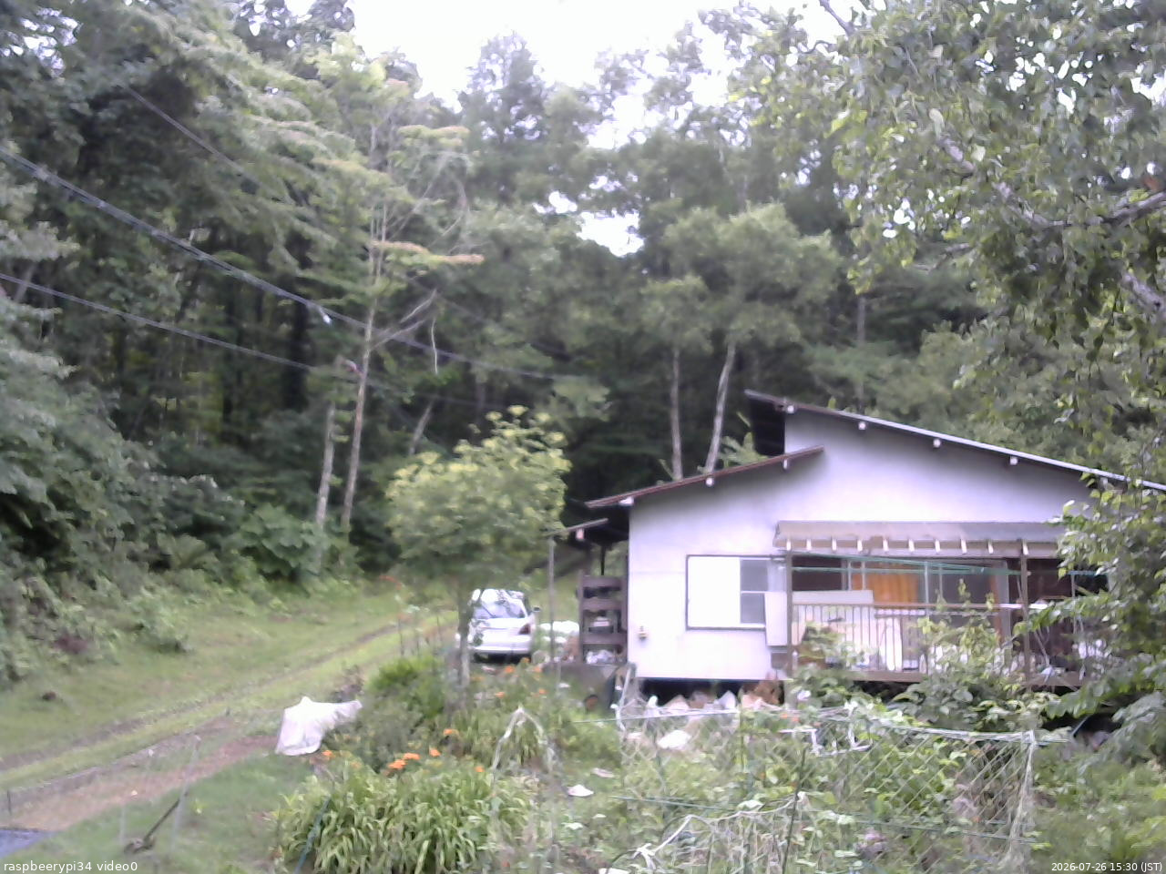 長野県菅平高原 ゆたか山荘 西側(坂上) 2026/07/26 15:30