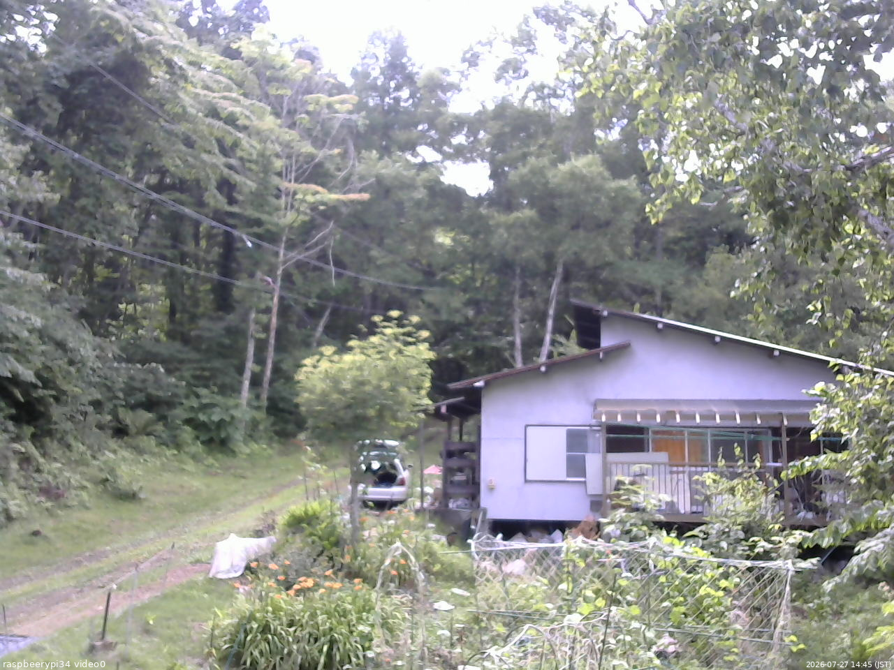 長野県菅平高原 ゆたか山荘 西側(坂上) 2026/07/27 14:45