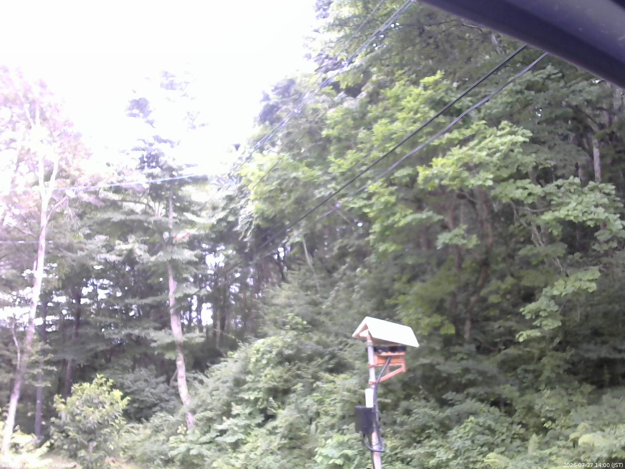 長野県菅平高原 ゆたか山荘 温度計 2026/07/27 14:00