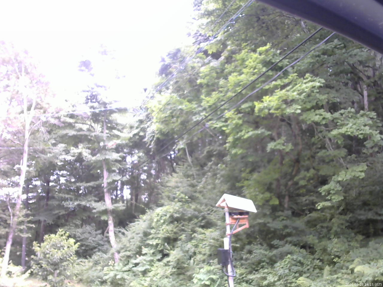 長野県菅平高原 ゆたか山荘 温度計 2026/07/27 14:15
