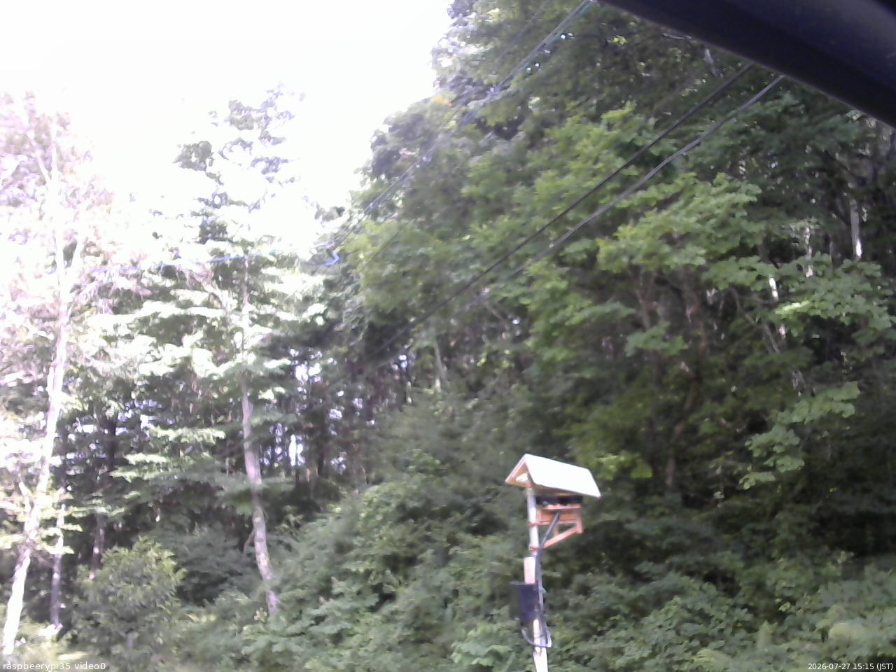 長野県菅平高原 ゆたか山荘 温度計 2026/07/27 15:15