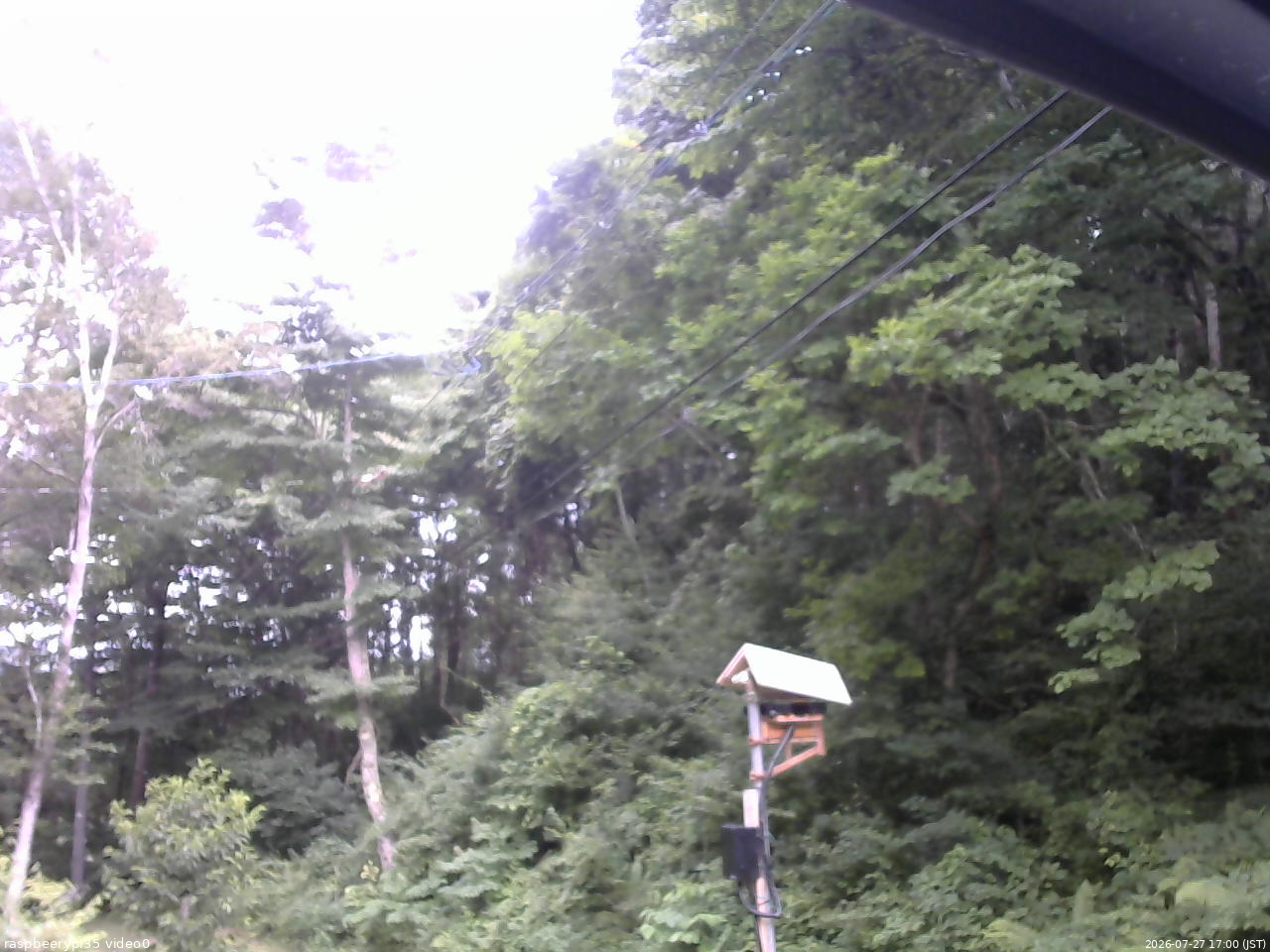 長野県菅平高原 ゆたか山荘 温度計 2026/07/27 17:00