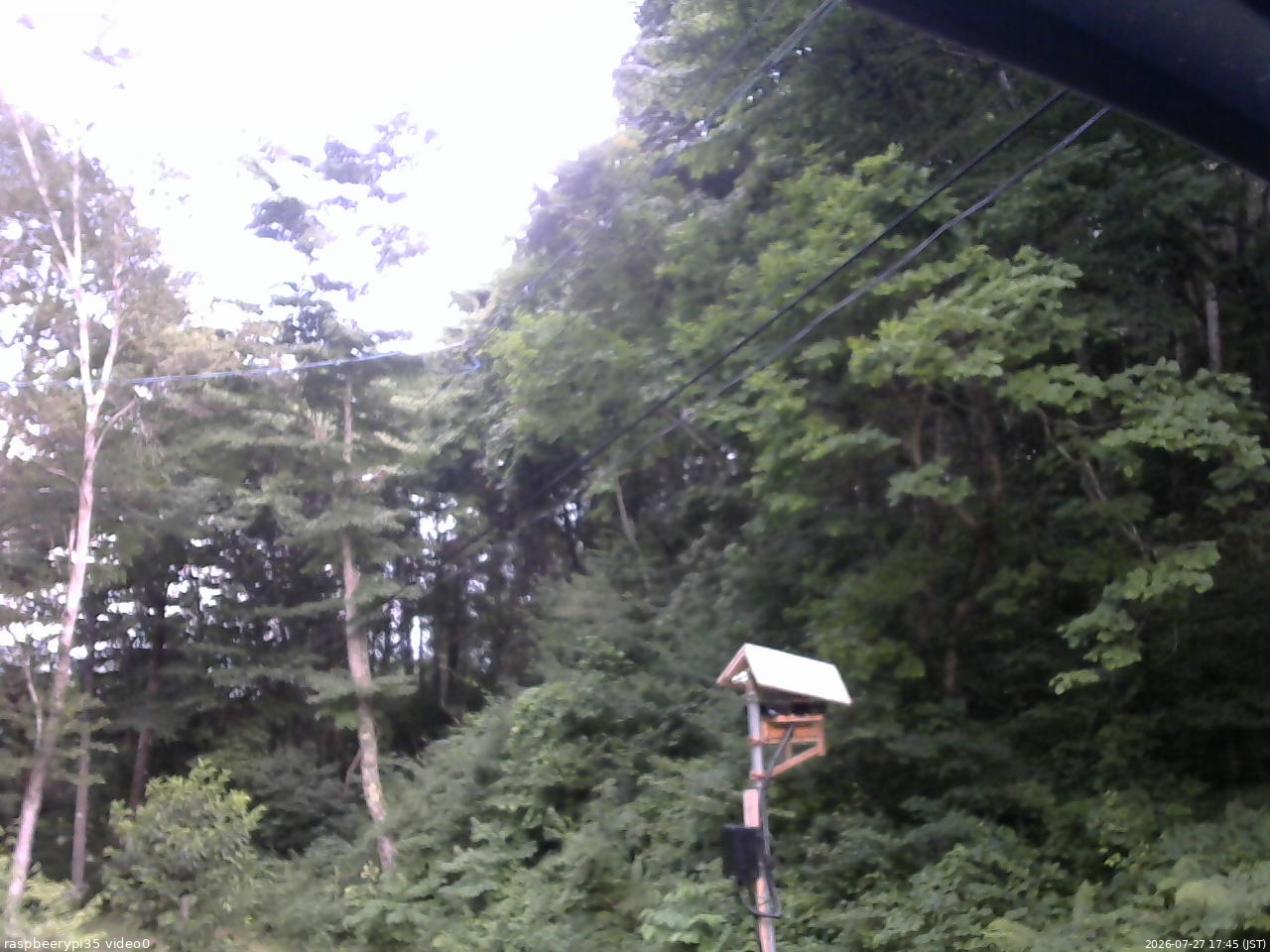 長野県菅平高原 ゆたか山荘 温度計 2026/07/27 17:45